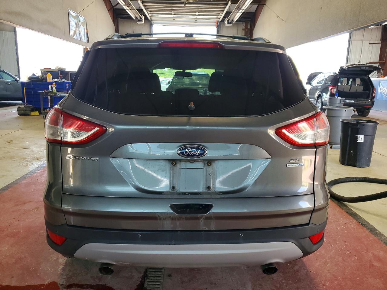 2014 Ford Escape Se Gray vin: 1FMCU9GX6EUC89390
