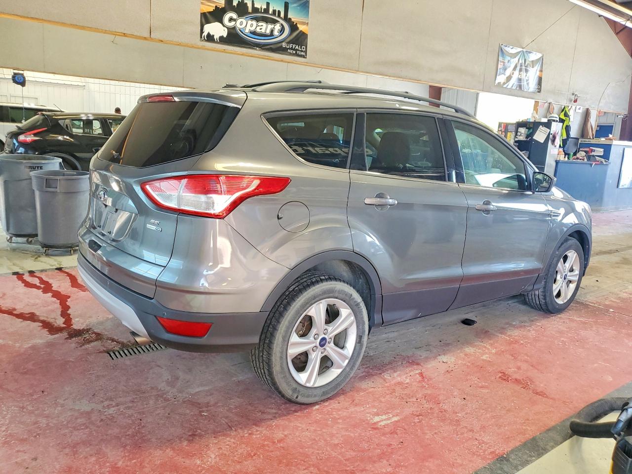 2014 Ford Escape Se Gray vin: 1FMCU9GX6EUC89390