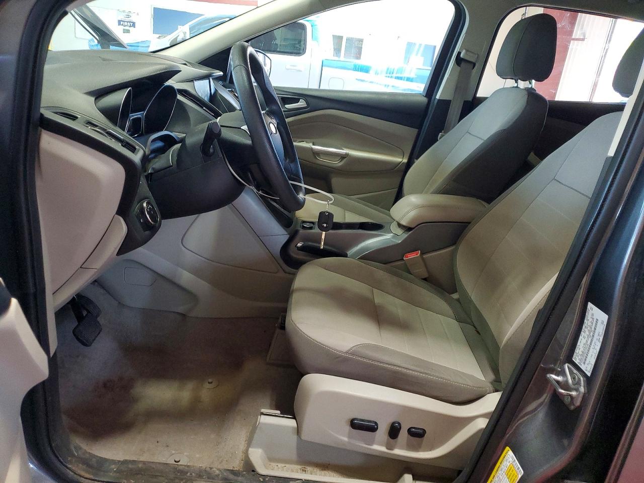 2014 Ford Escape Se Gray vin: 1FMCU9GX6EUC89390