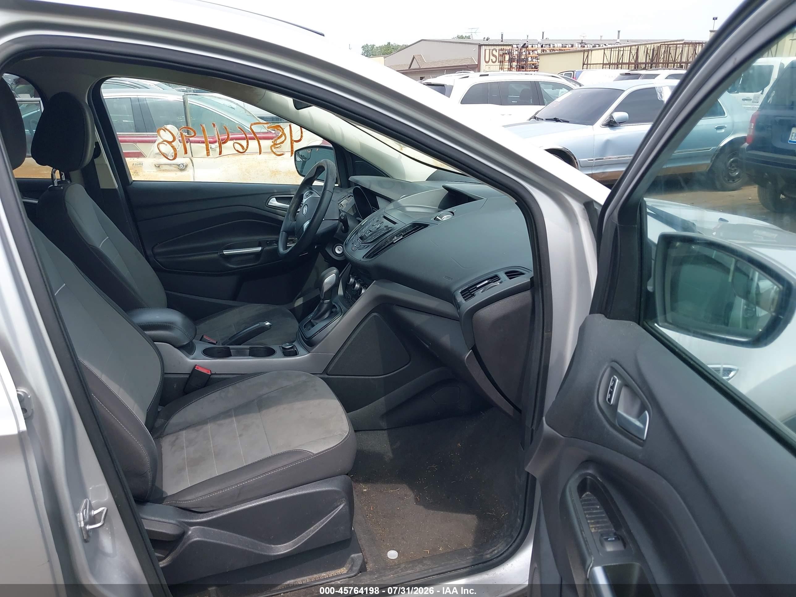 2014 Ford Escape Se Silver vin: 1FMCU9GX6EUD07158