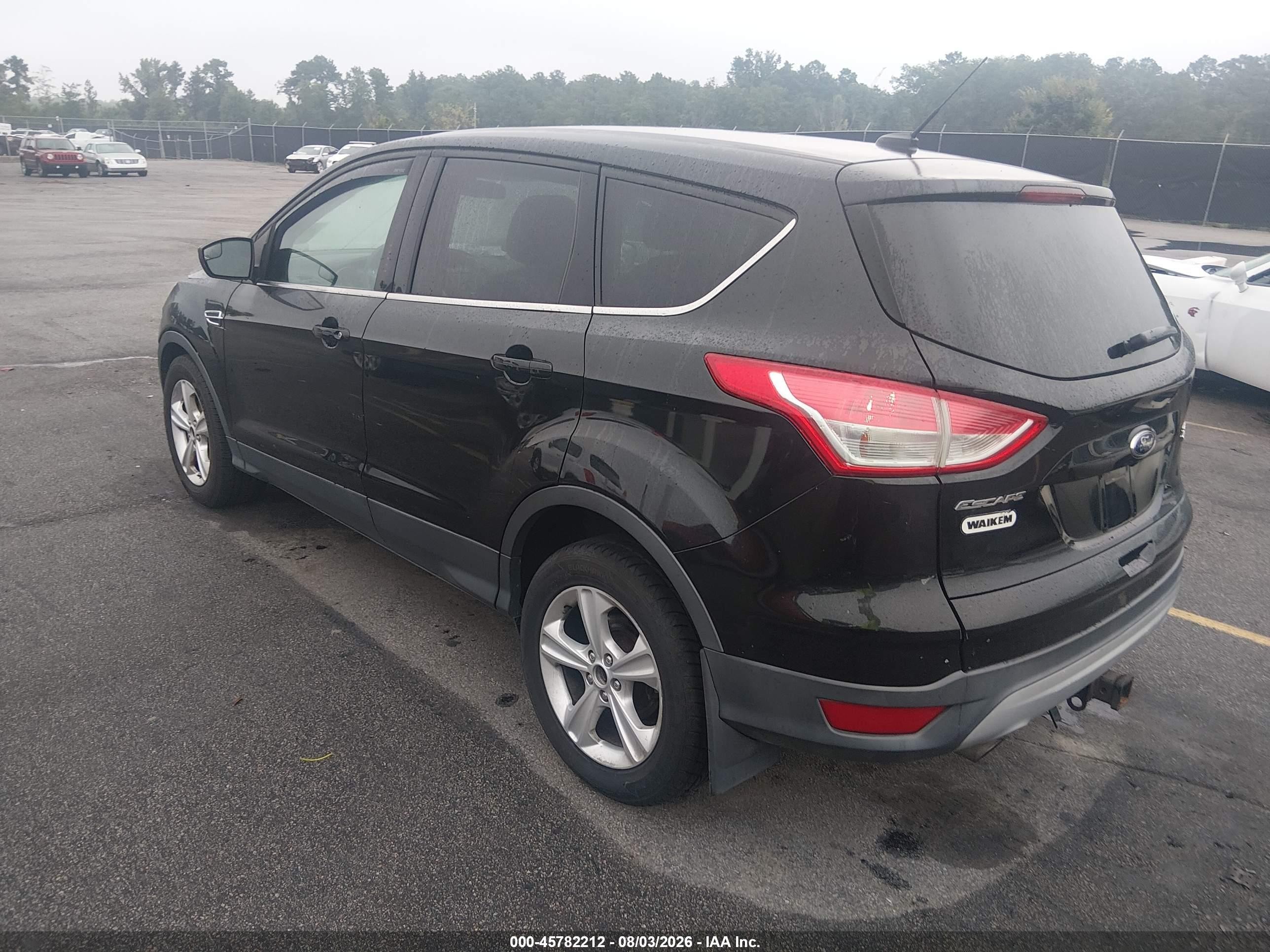 2014 Ford Escape Se Black vin: 1FMCU9GX6EUD36384