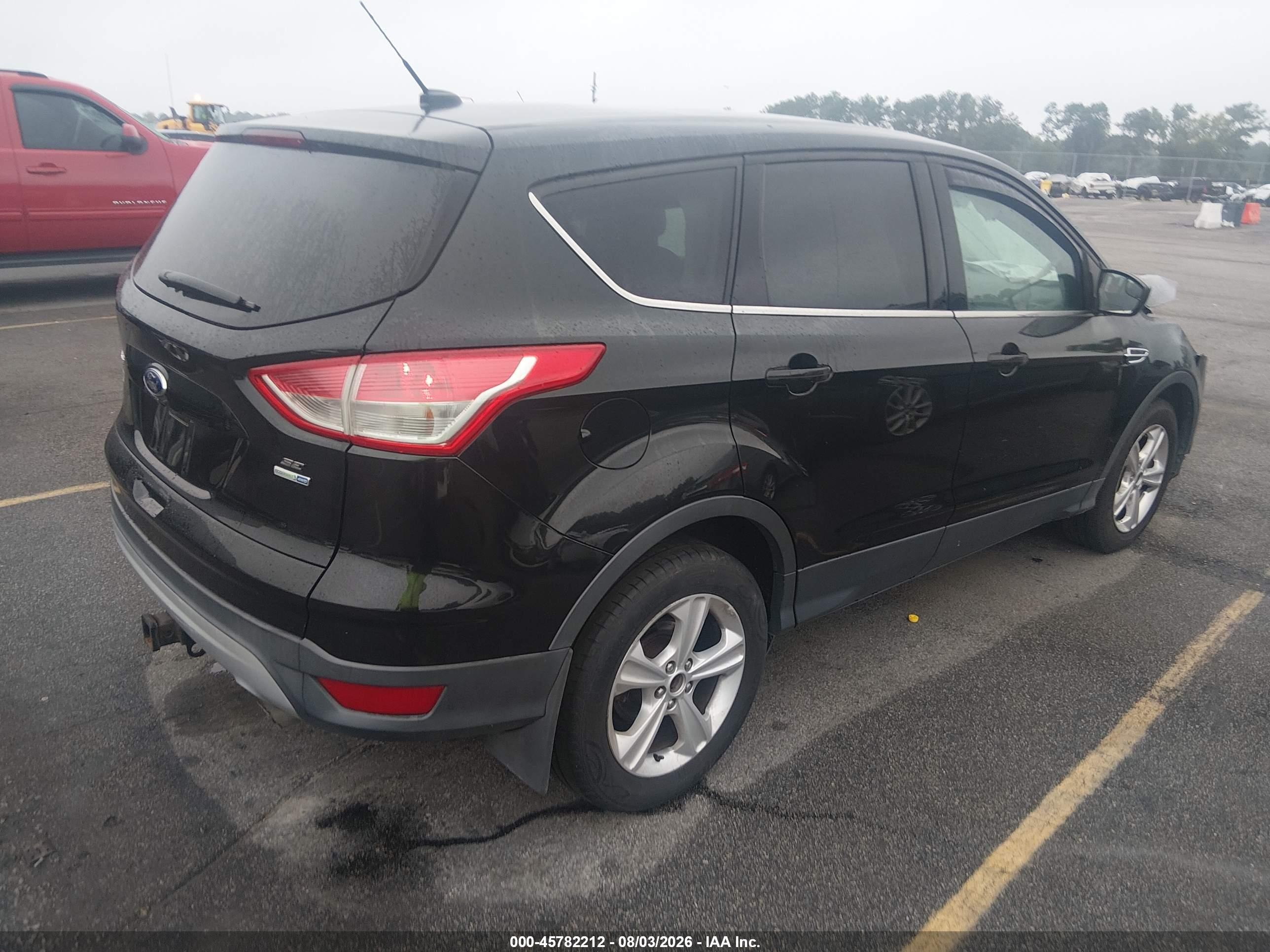 2014 Ford Escape Se Black vin: 1FMCU9GX6EUD36384