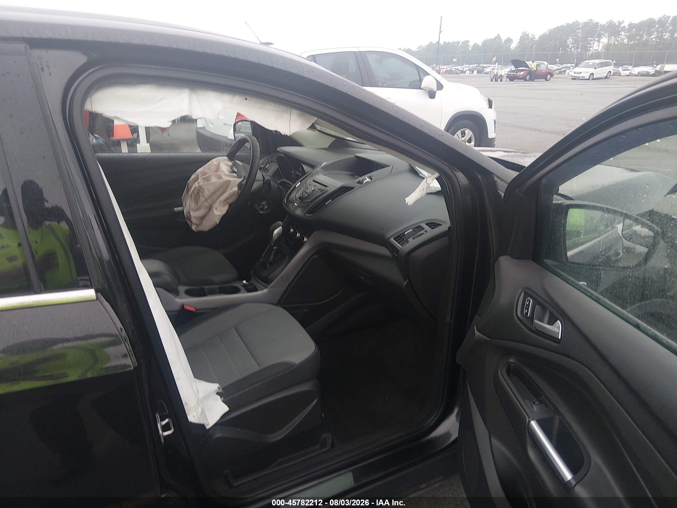 2014 Ford Escape Se Black vin: 1FMCU9GX6EUD36384