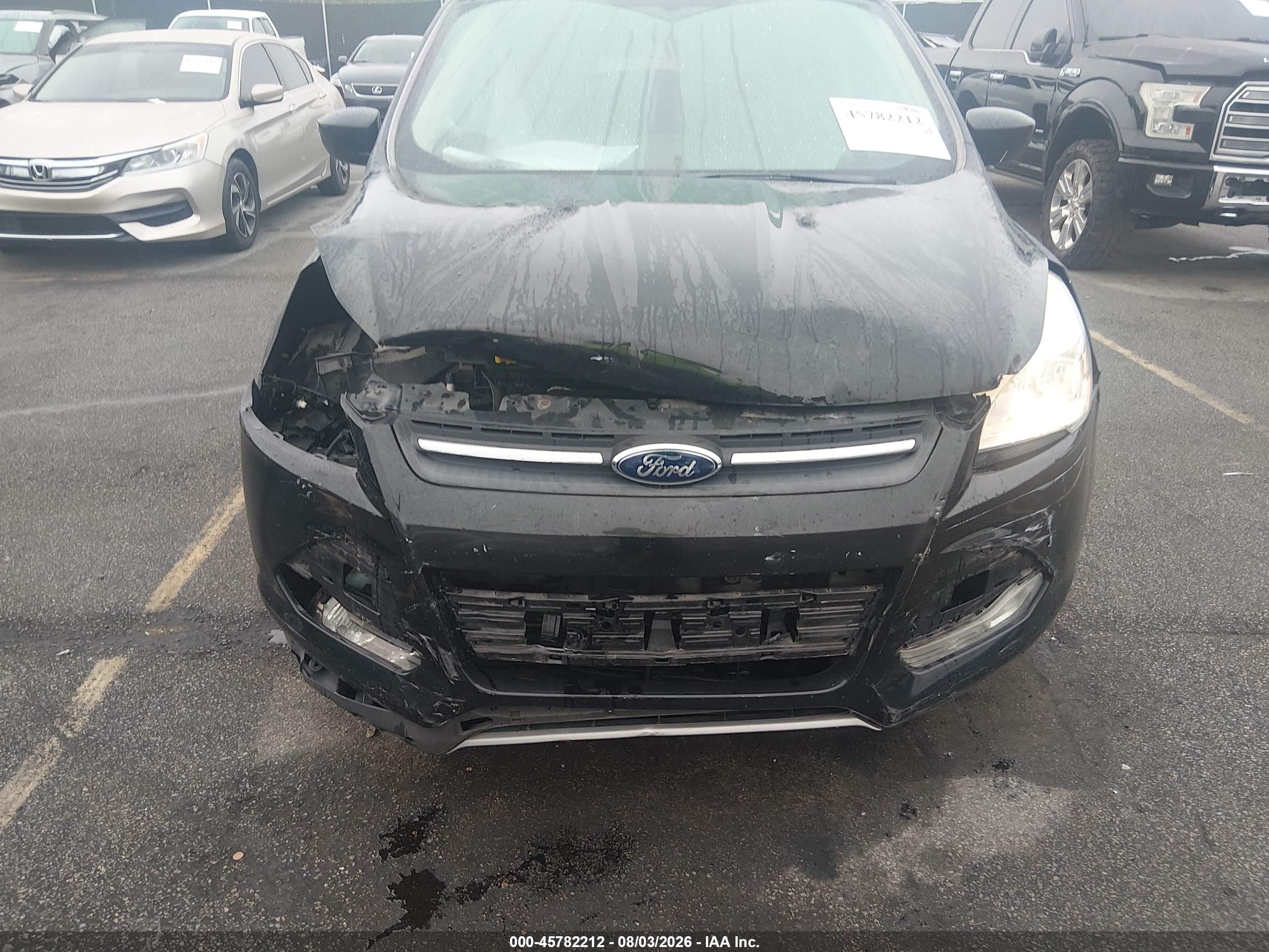 2014 Ford Escape Se Black vin: 1FMCU9GX6EUD36384