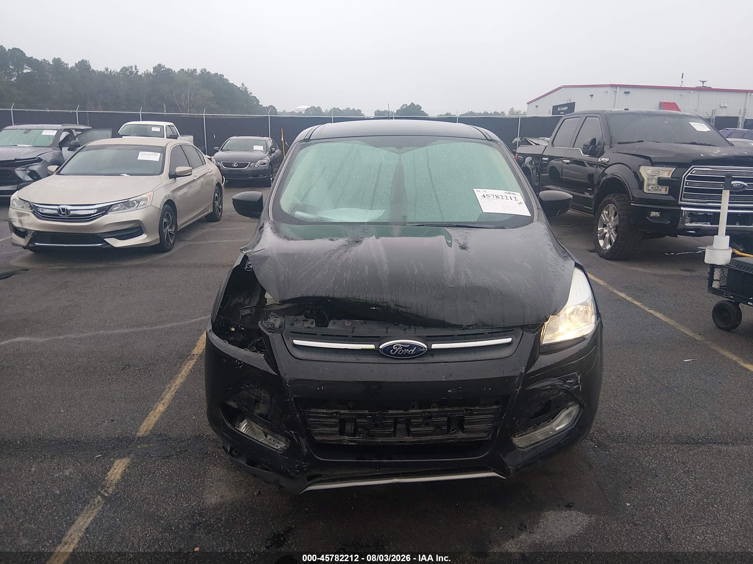 2014 Ford Escape Se Black vin: 1FMCU9GX6EUD36384