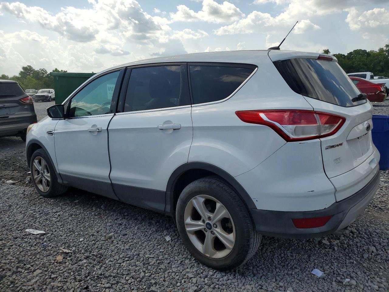 2014 Ford Escape Se White vin: 1FMCU9GX6EUD95175