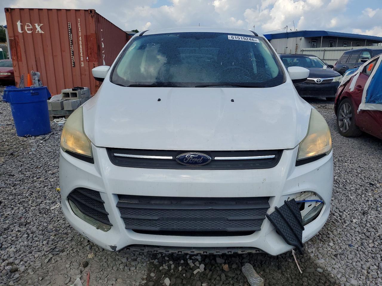 2014 Ford Escape Se White vin: 1FMCU9GX6EUD95175