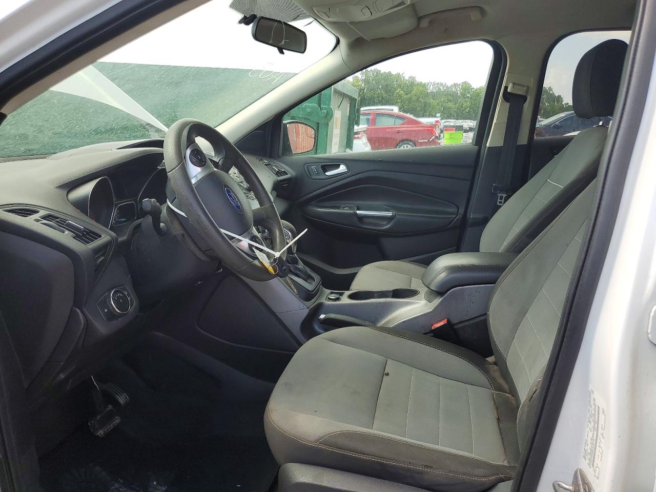 2014 Ford Escape Se White vin: 1FMCU9GX6EUD95175