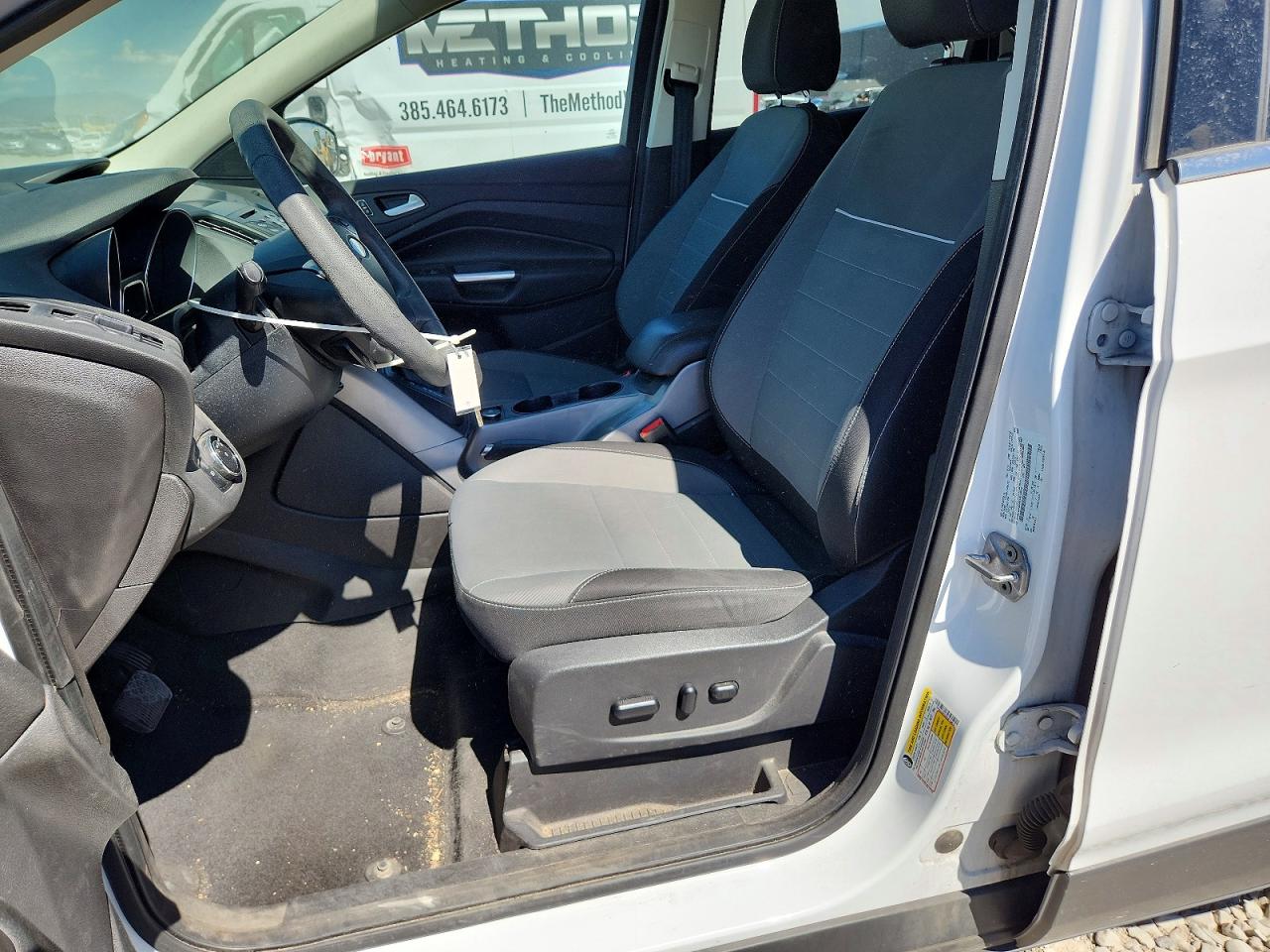 2014 Ford Escape Se White vin: 1FMCU9GX6EUE10872