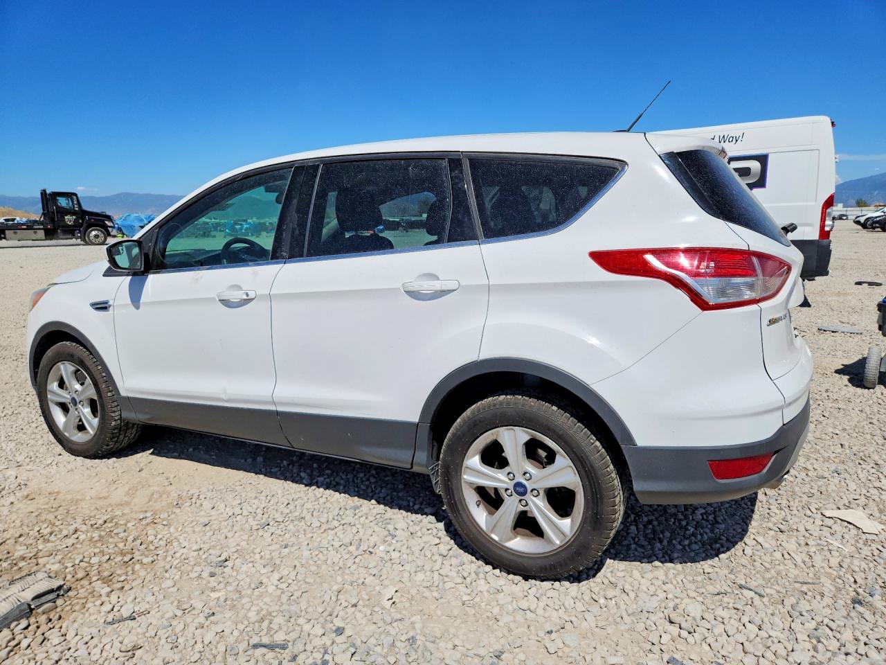 2014 Ford Escape Se White vin: 1FMCU9GX6EUE10872