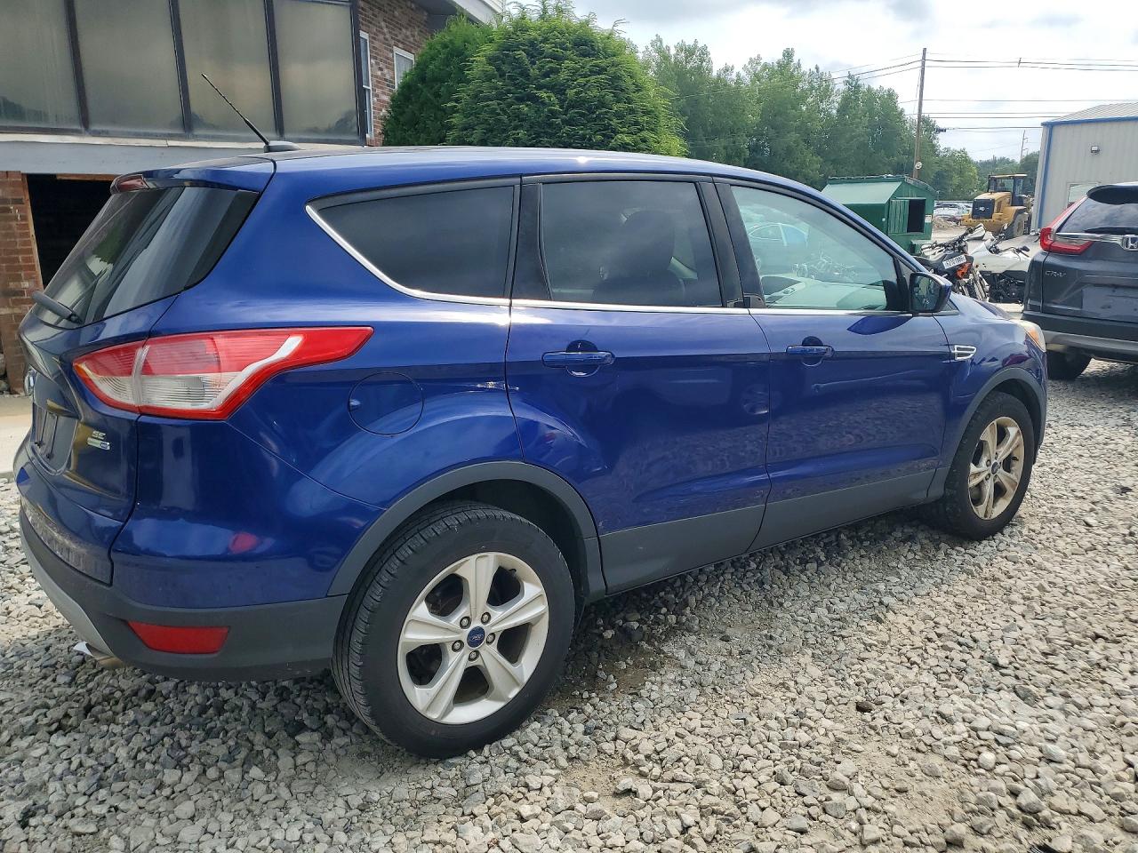 2014 Ford Escape Se Blue vin: 1FMCU9GX6EUE18650