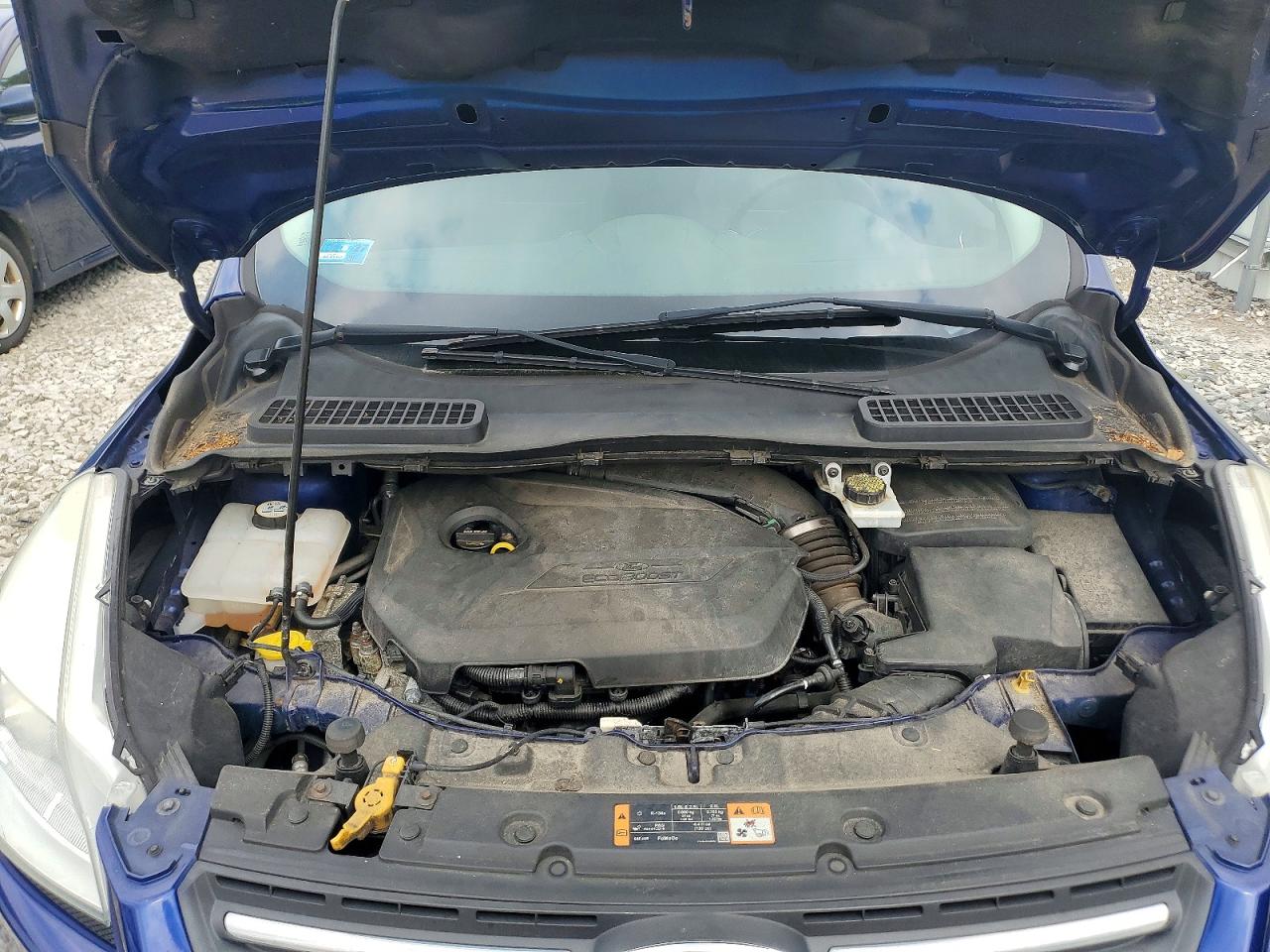 2014 Ford Escape Se Blue vin: 1FMCU9GX6EUE18650