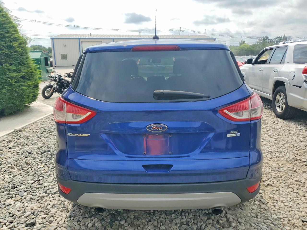 2014 Ford Escape Se Blue vin: 1FMCU9GX6EUE18650