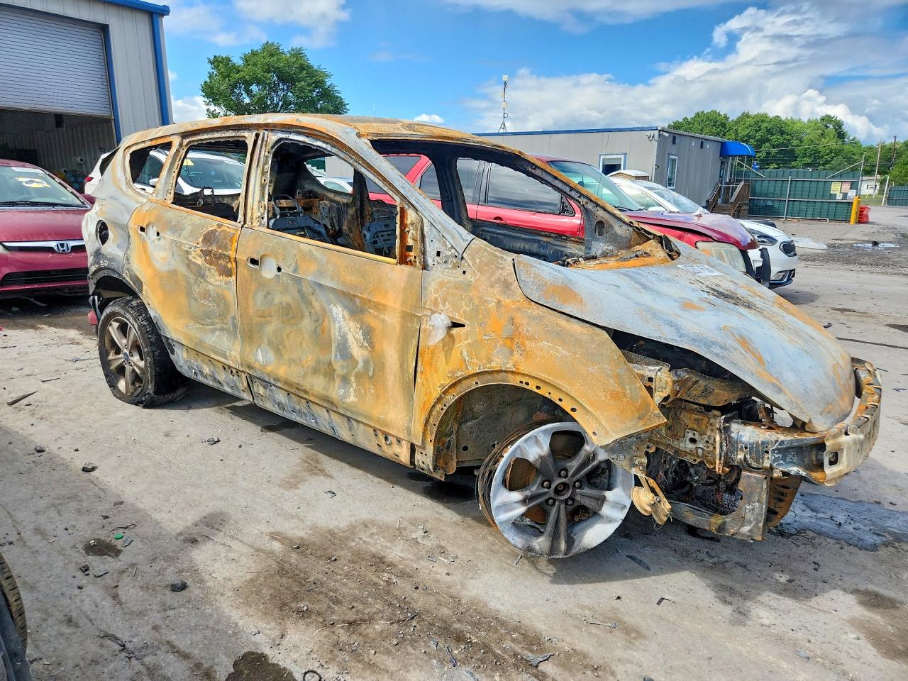 2015 Ford Escape Se Burn vin: 1FMCU9GX6FUA14054