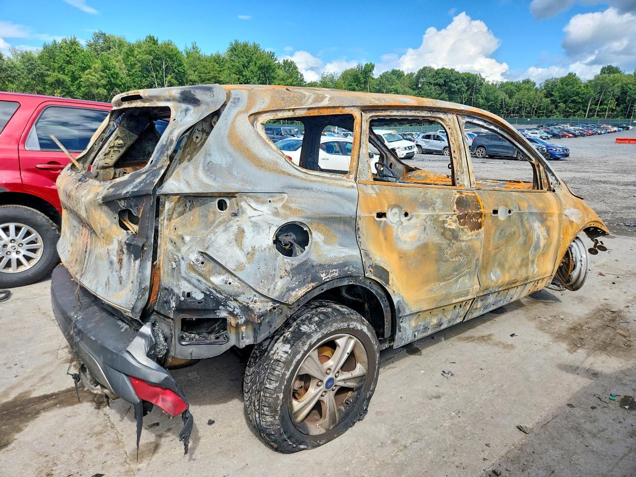 2015 Ford Escape Se Burn vin: 1FMCU9GX6FUA14054
