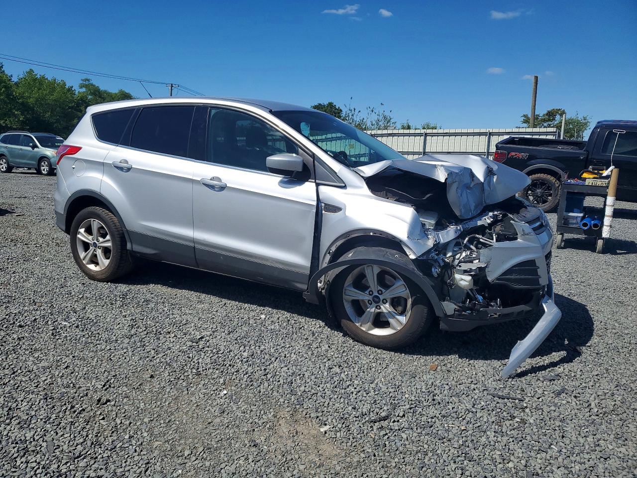 2015 Ford Escape Se Серебряный vin: 1FMCU9GX6FUA27841