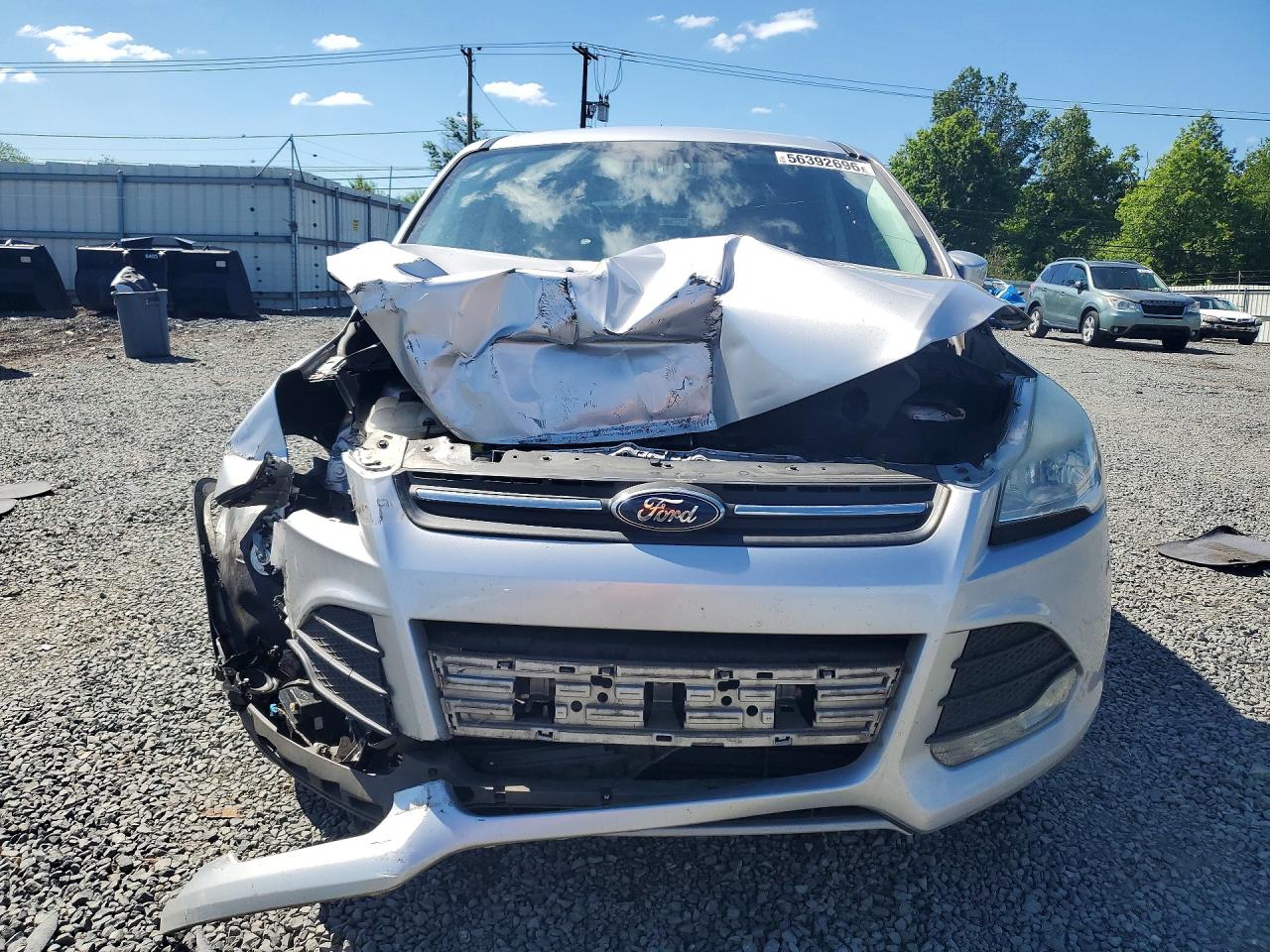 2015 Ford Escape Se Серебряный vin: 1FMCU9GX6FUA27841