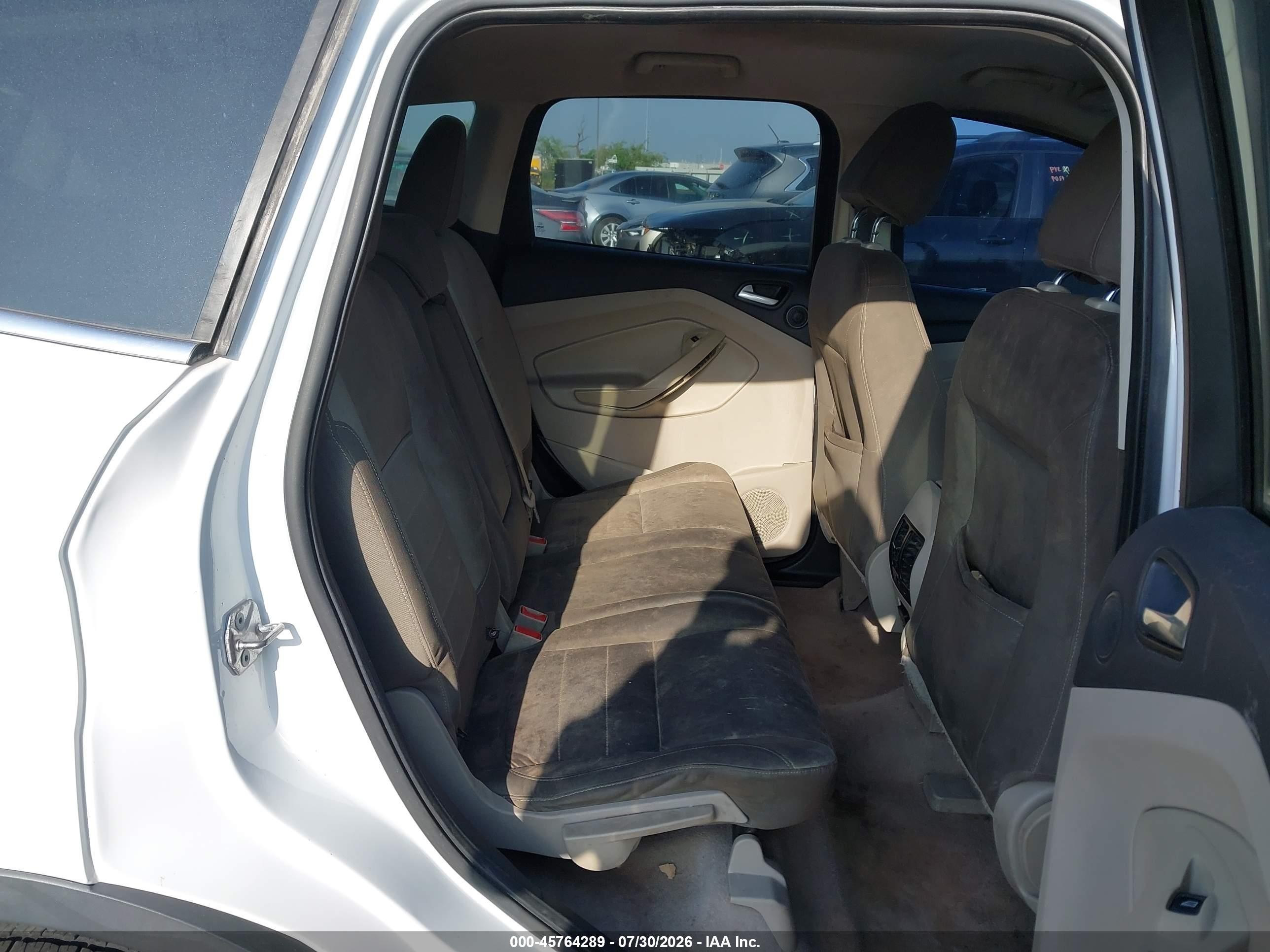 2015 Ford Escape Se White vin: 1FMCU9GX6FUA45191