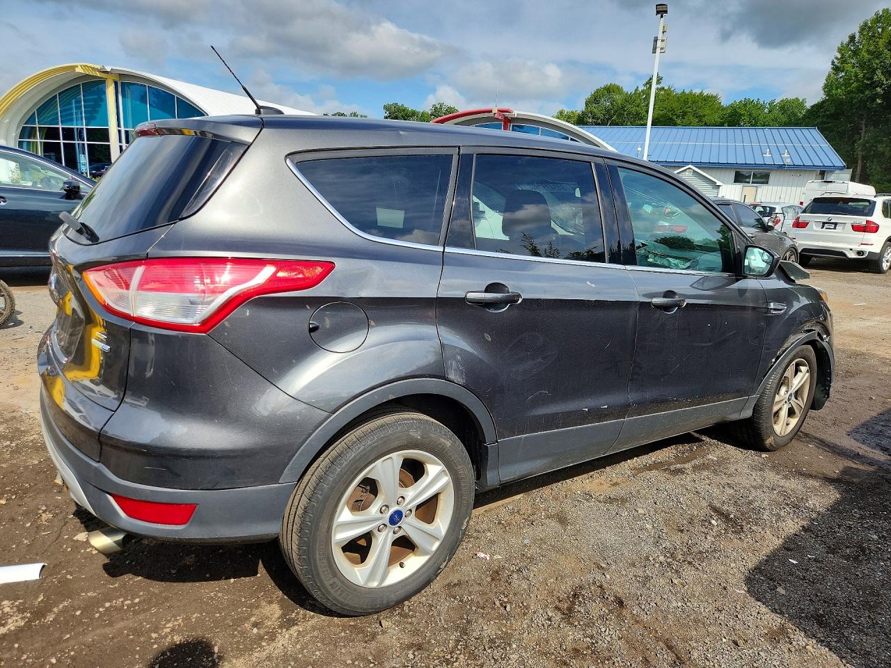2015 Ford Escape Se Gray vin: 1FMCU9GX6FUA82208