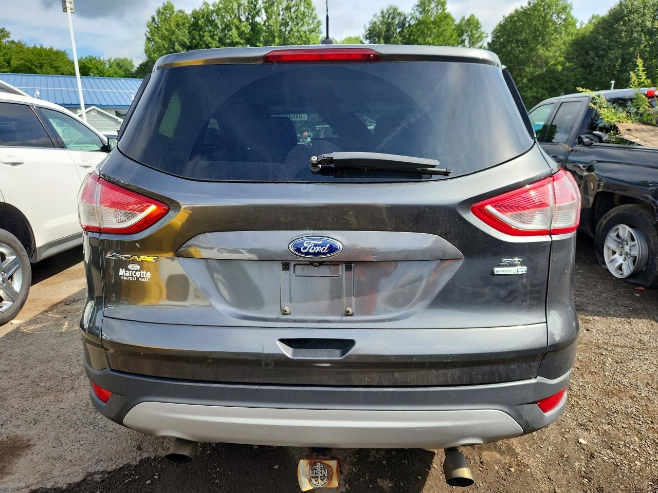 2015 Ford Escape Se Gray vin: 1FMCU9GX6FUA82208