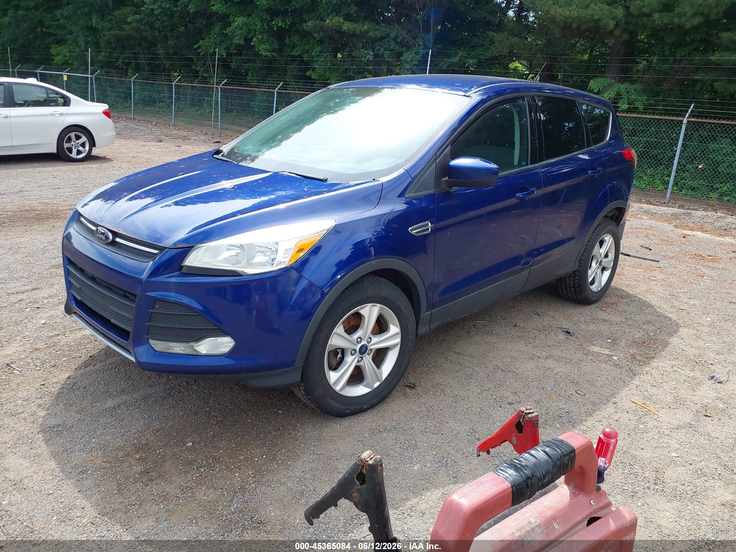 2015 Ford Escape Se Blue vin: 1FMCU9GX6FUA82466