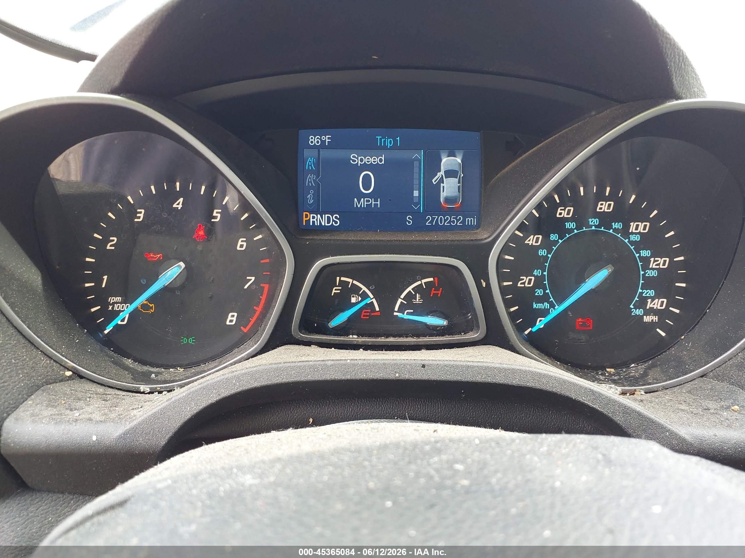 2015 Ford Escape Se Blue vin: 1FMCU9GX6FUA82466