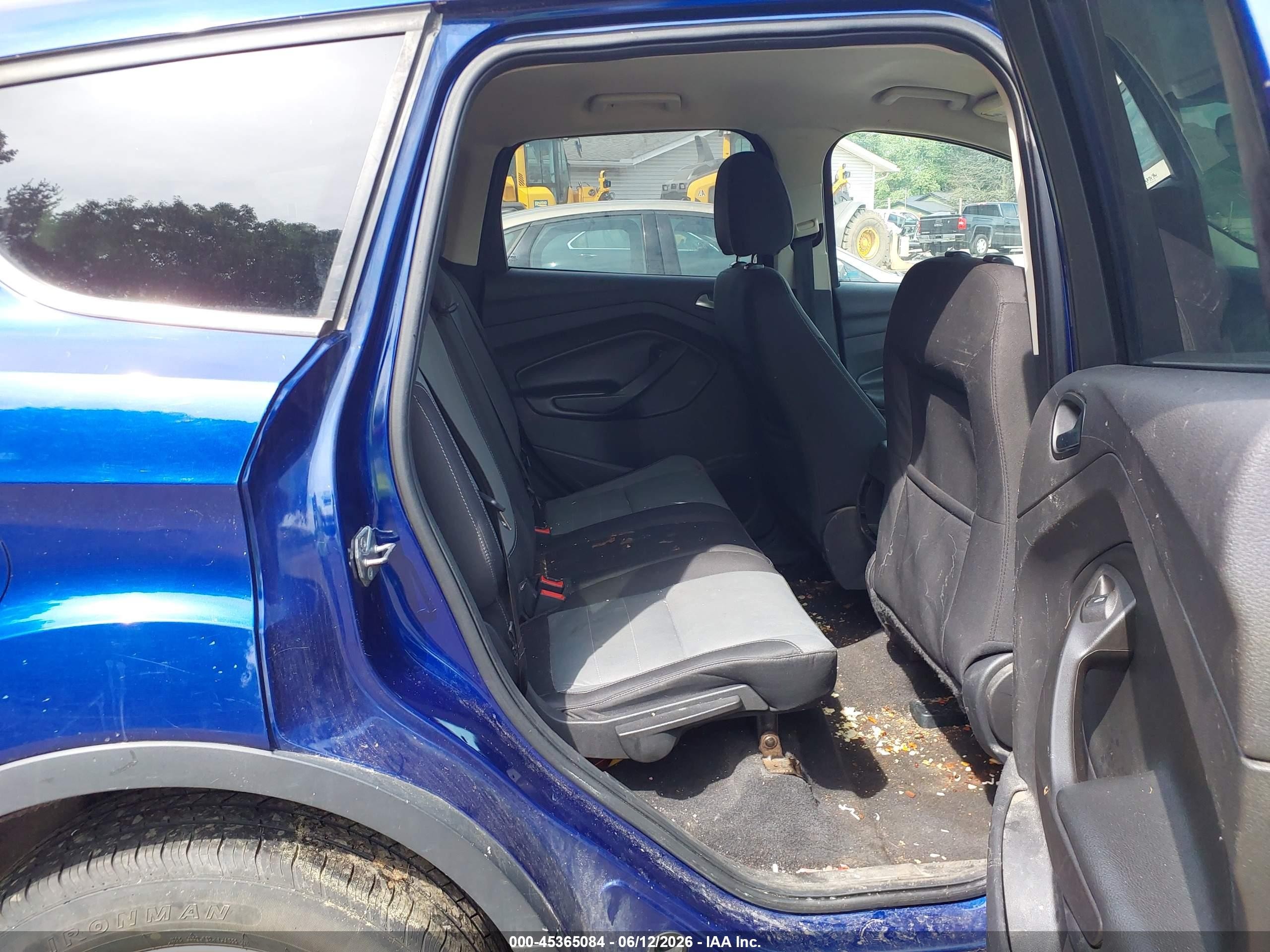 2015 Ford Escape Se Blue vin: 1FMCU9GX6FUA82466