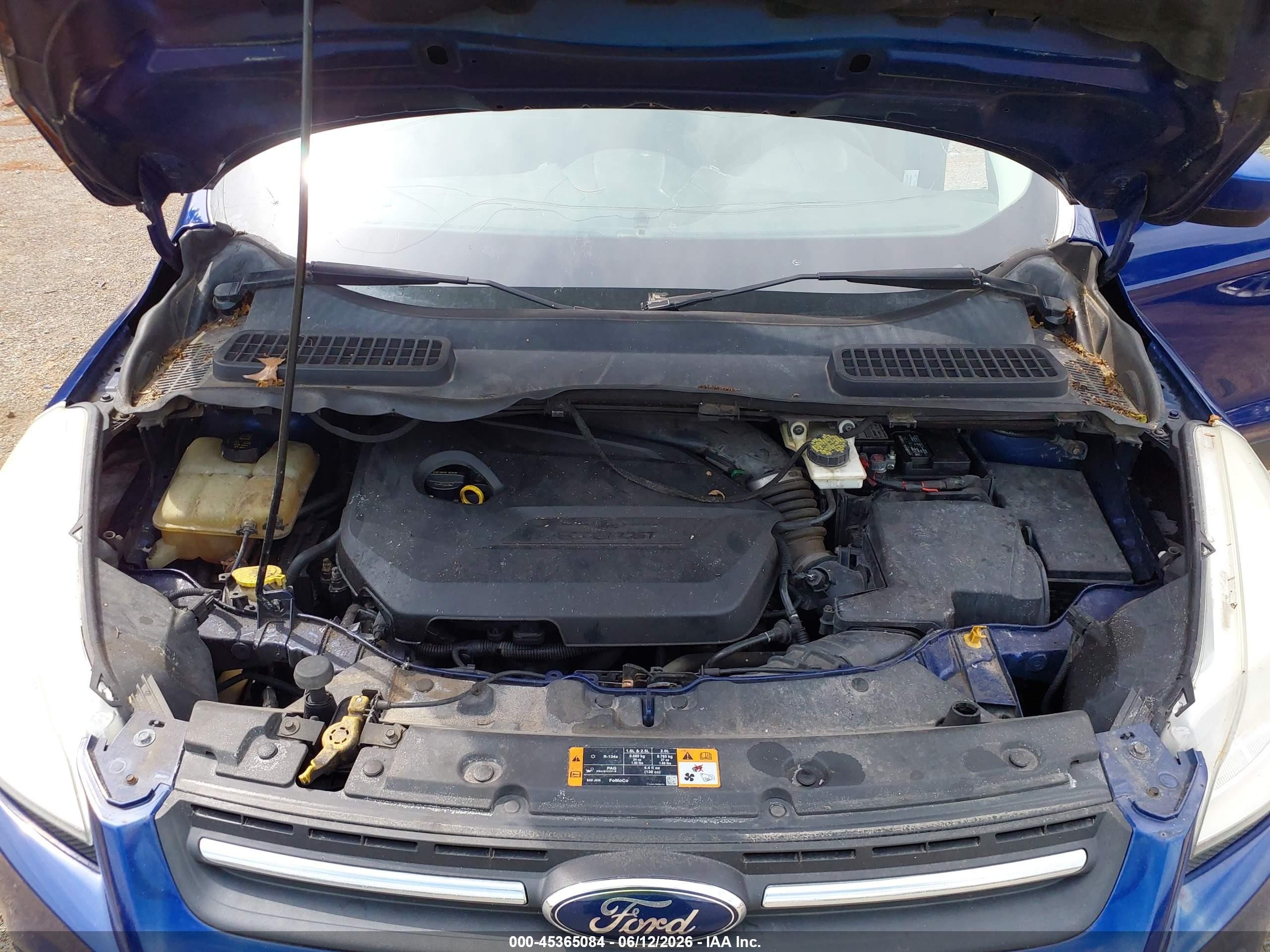 2015 Ford Escape Se Blue vin: 1FMCU9GX6FUA82466