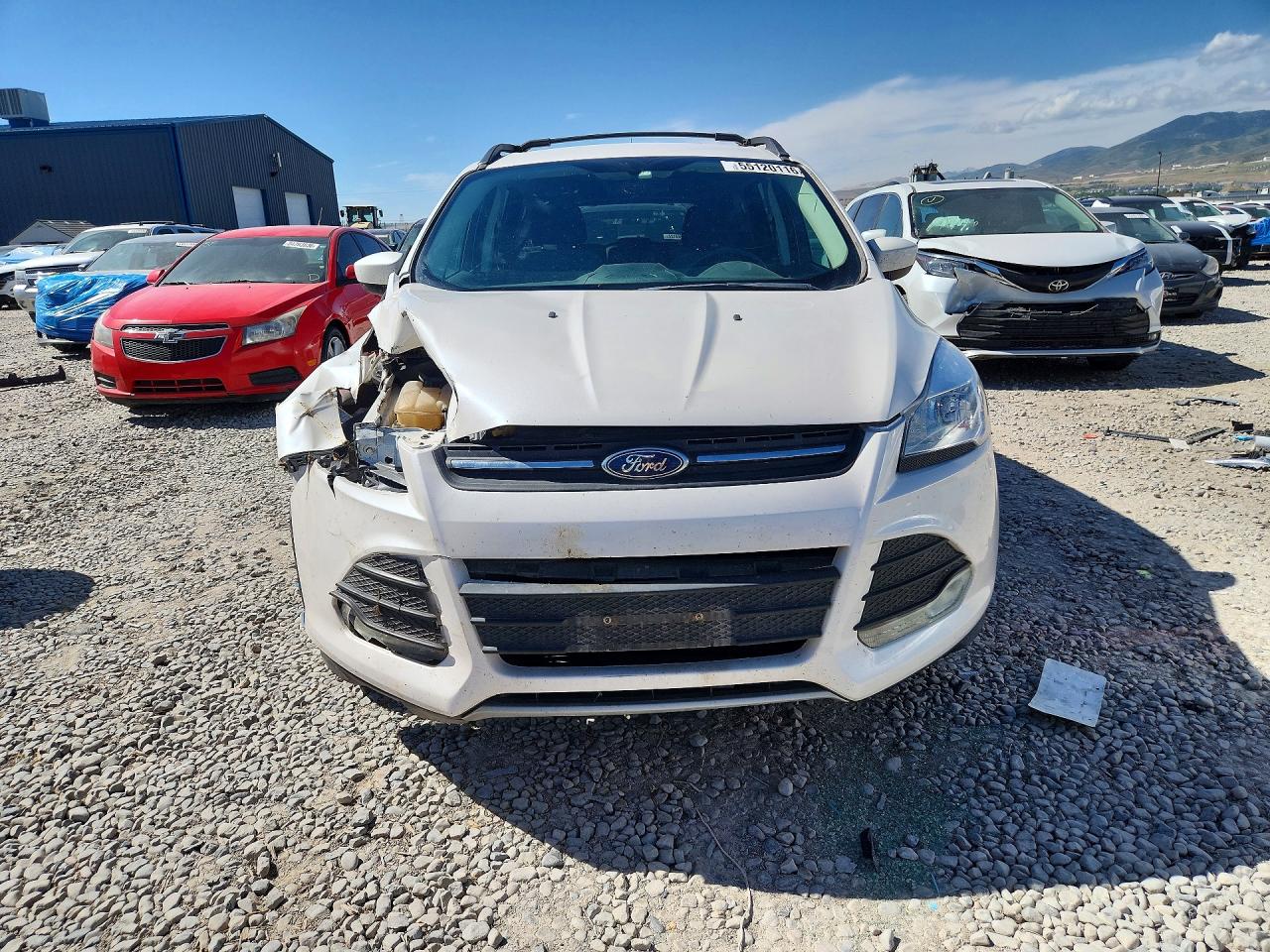 2015 Ford Escape Se White vin: 1FMCU9GX6FUB06622