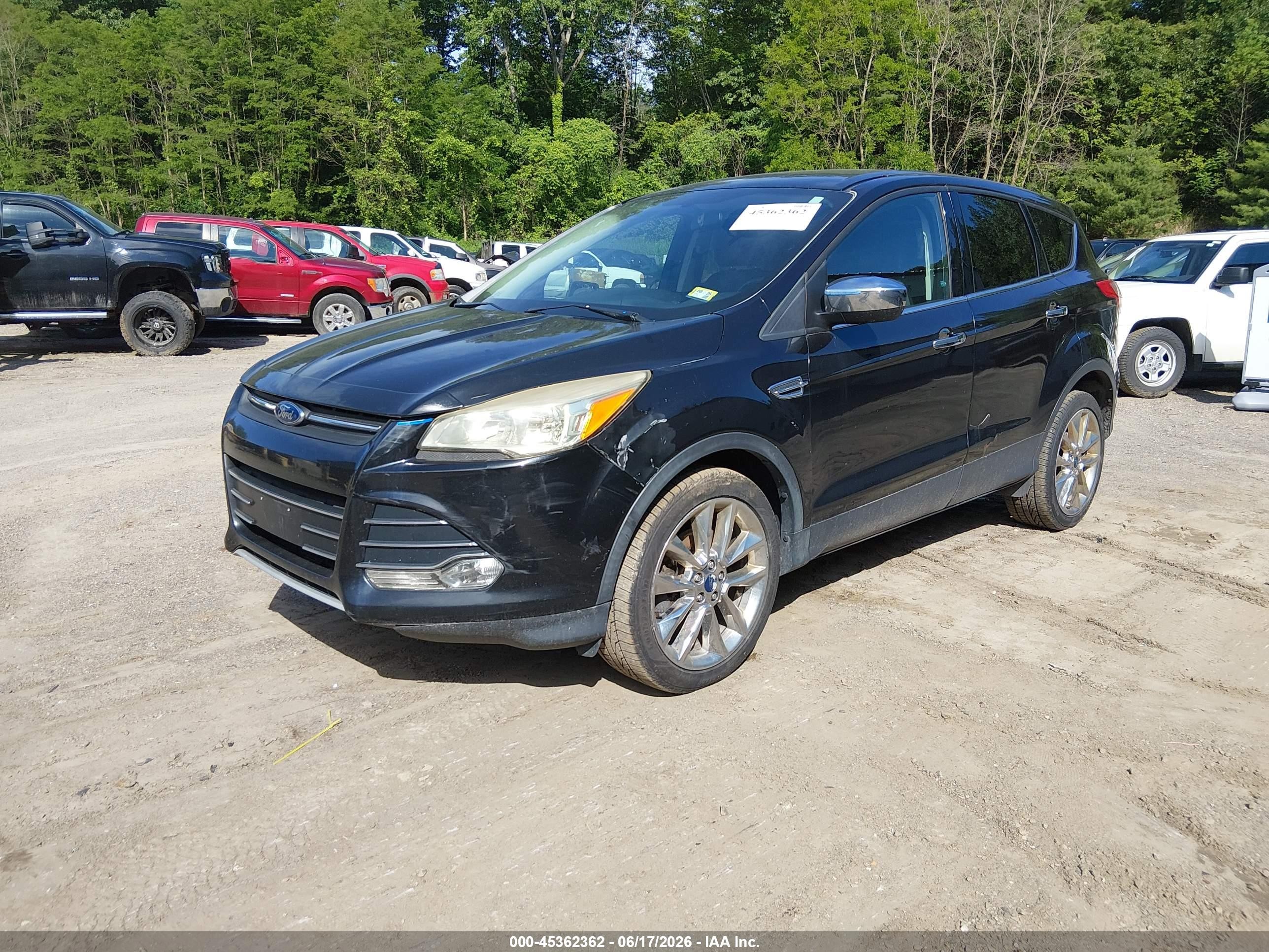 2015 Ford Escape Se Black vin: 1FMCU9GX6FUB54654