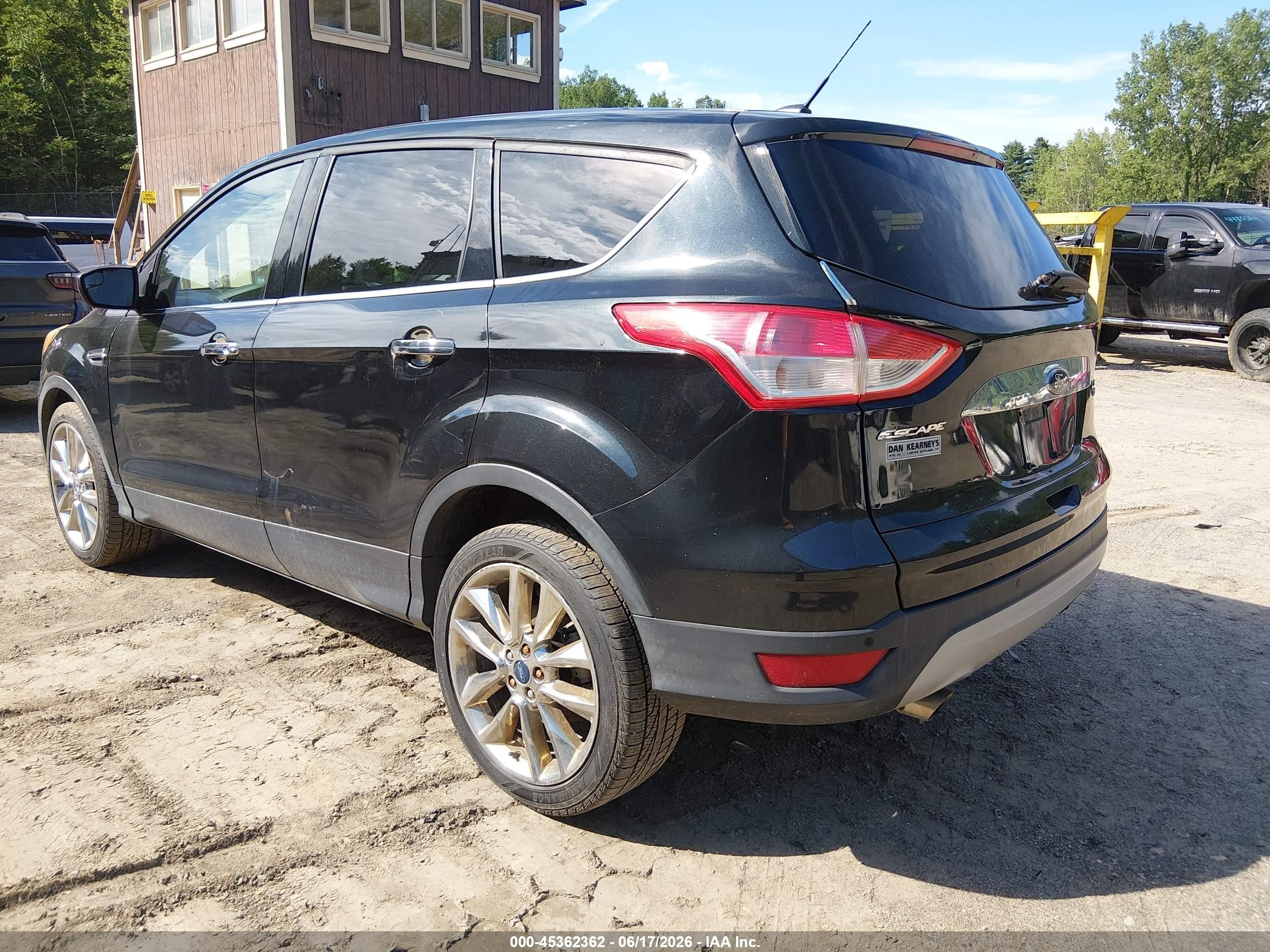 2015 Ford Escape Se Black vin: 1FMCU9GX6FUB54654
