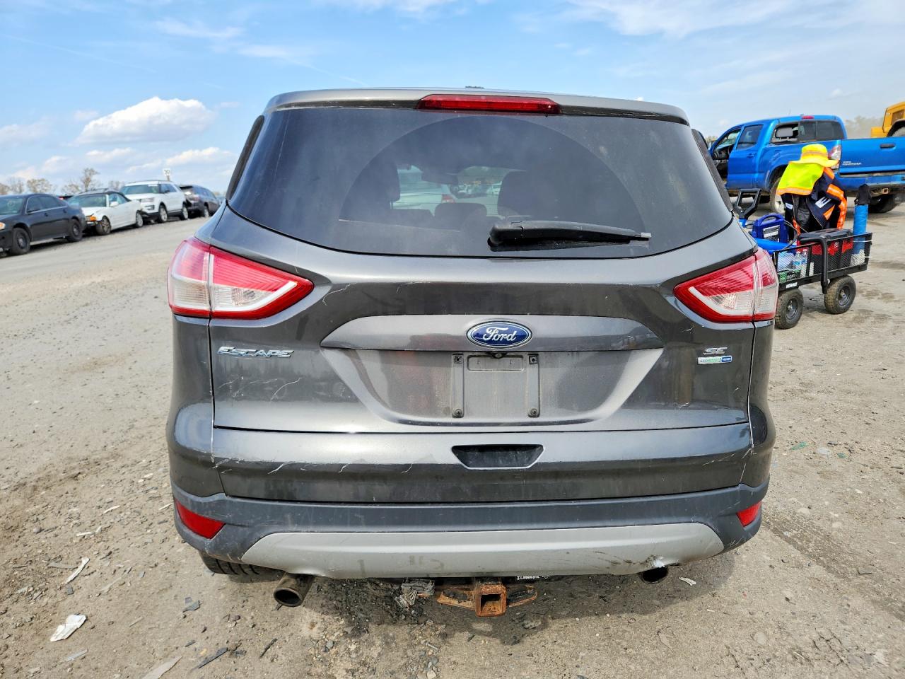 2015 Ford Escape Se Gray vin: 1FMCU9GX6FUC01858