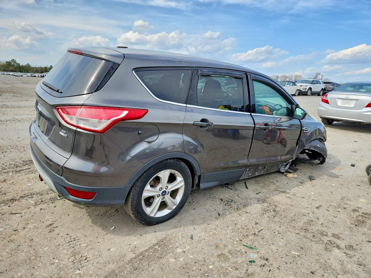 2015 Ford Escape Se Gray vin: 1FMCU9GX6FUC01858
