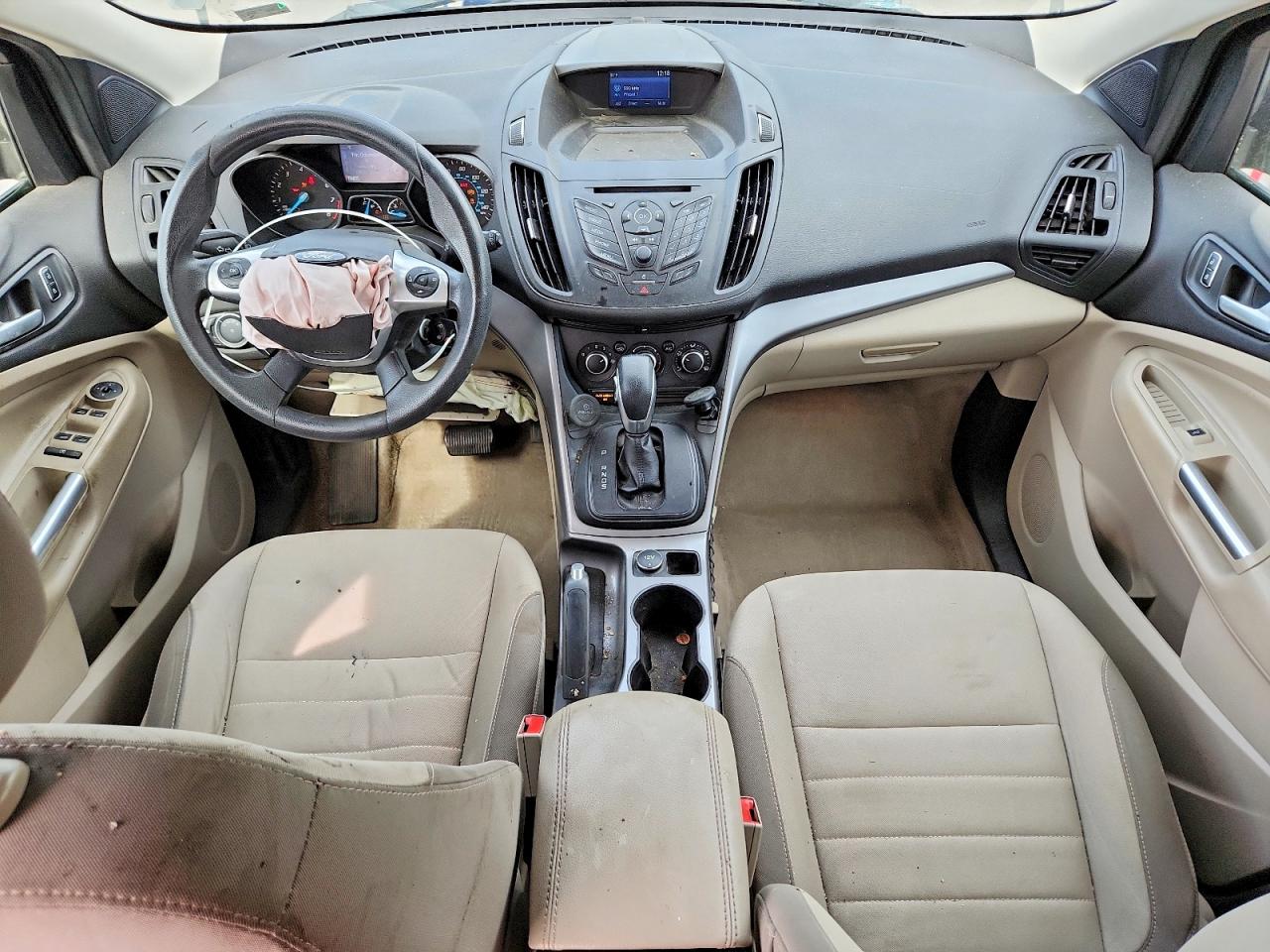 2015 Ford Escape Se Gray vin: 1FMCU9GX6FUC01858