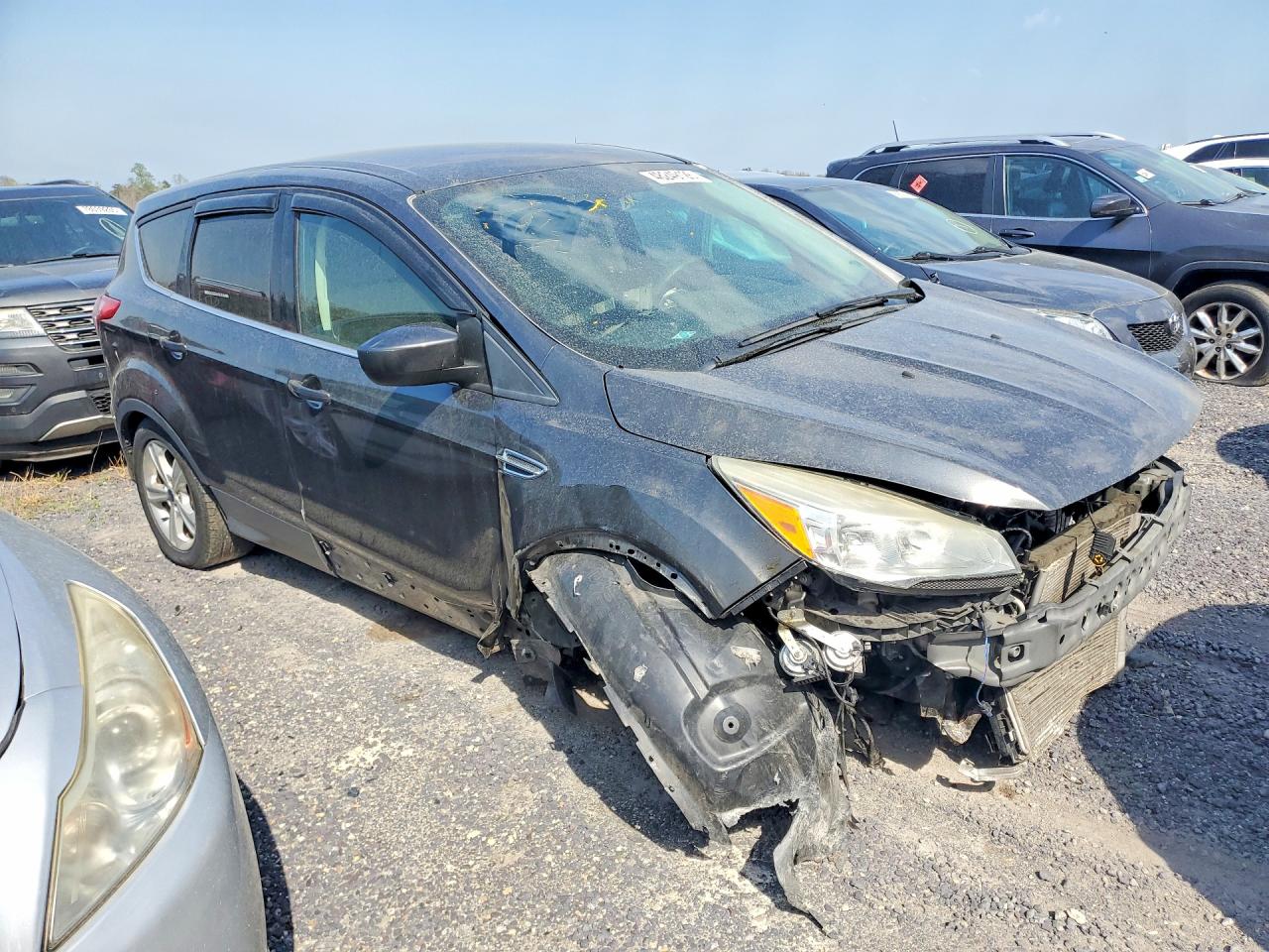2015 Ford Escape Se Gray vin: 1FMCU9GX6FUC01858