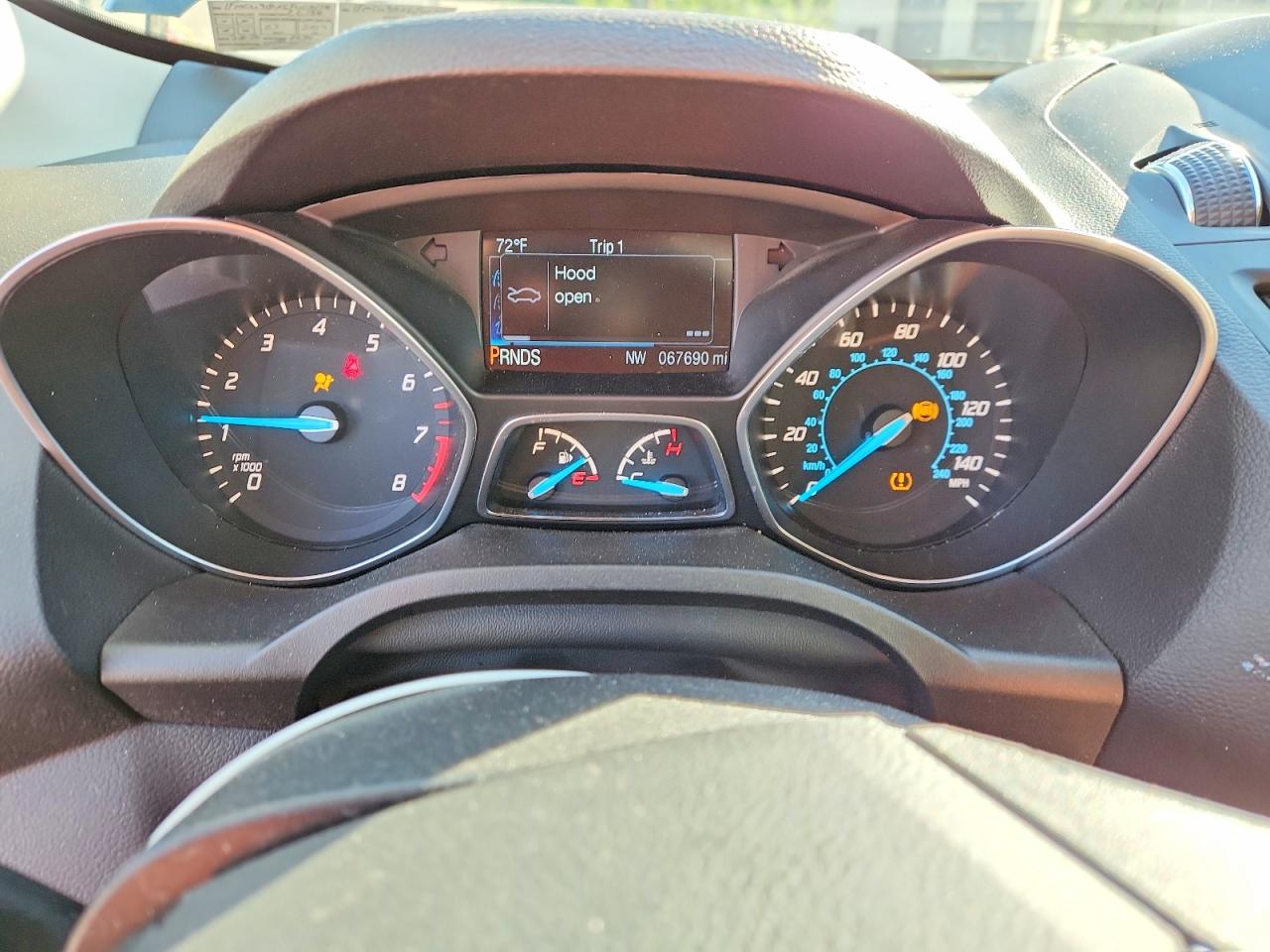 2015 Ford Escape Se Gray vin: 1FMCU9GX6FUC10138