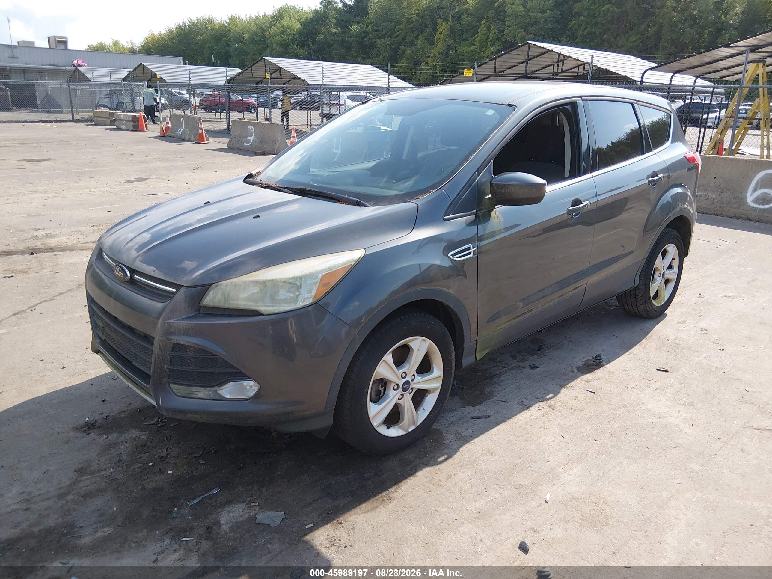 2015 Ford Escape Se Gray vin: 1FMCU9GX6FUC31006