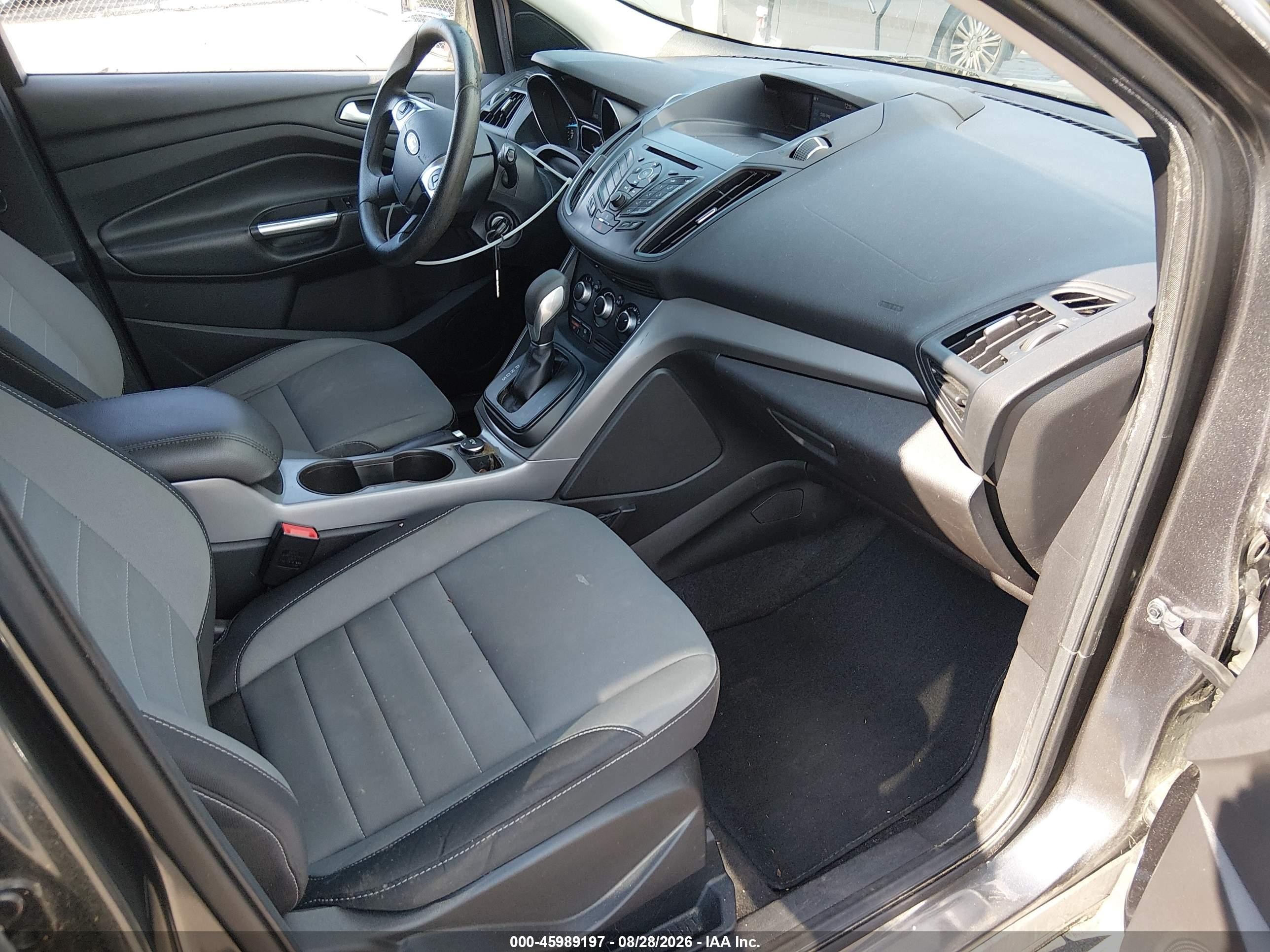 2015 Ford Escape Se Gray vin: 1FMCU9GX6FUC31006