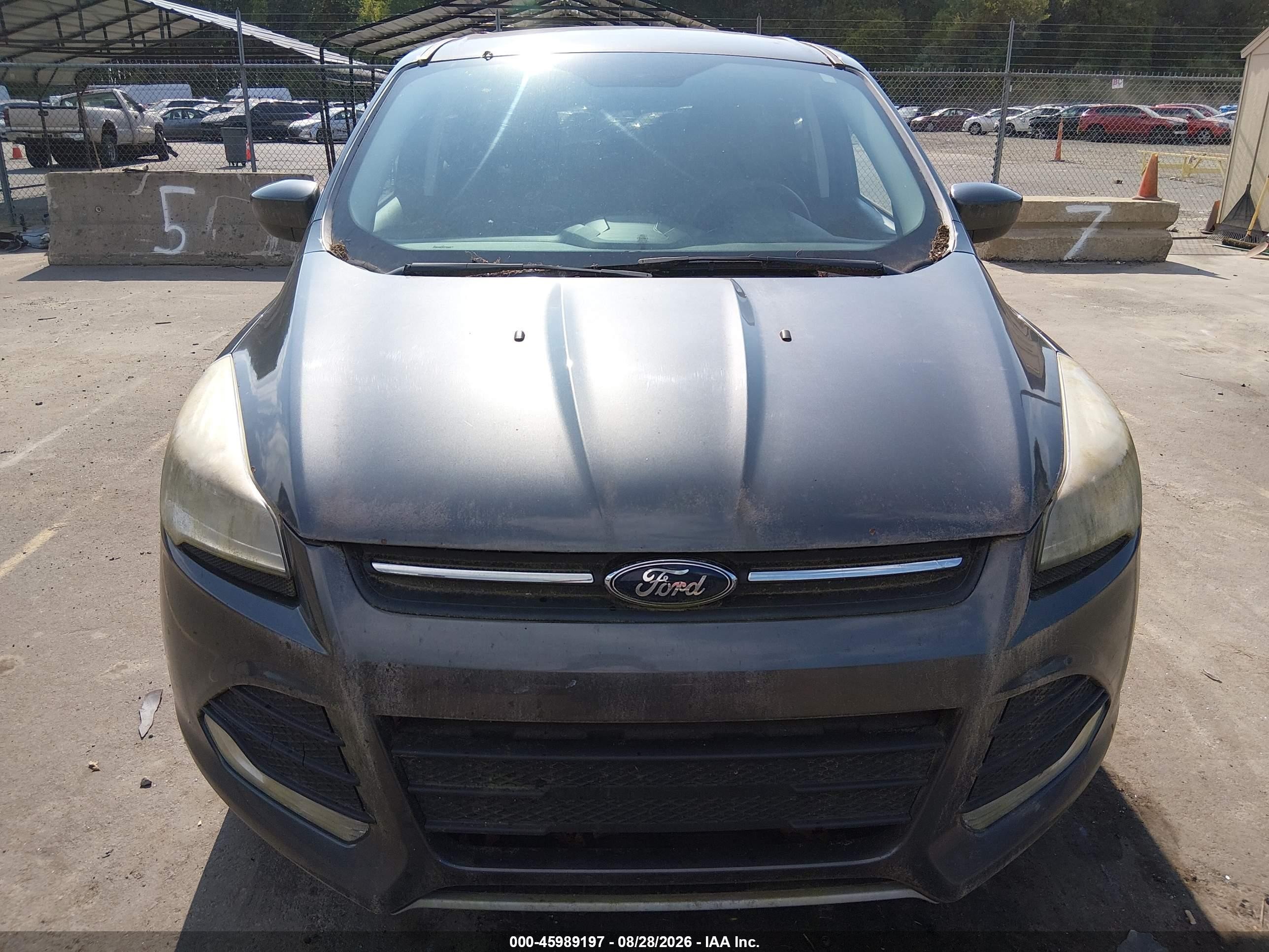 2015 Ford Escape Se Gray vin: 1FMCU9GX6FUC31006