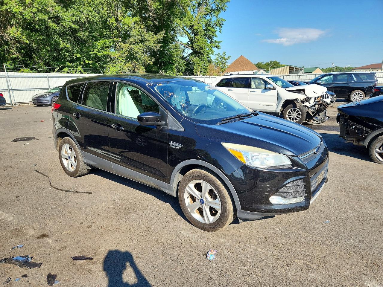 2015 Ford Escape Se Black vin: 1FMCU9GX6FUC33709