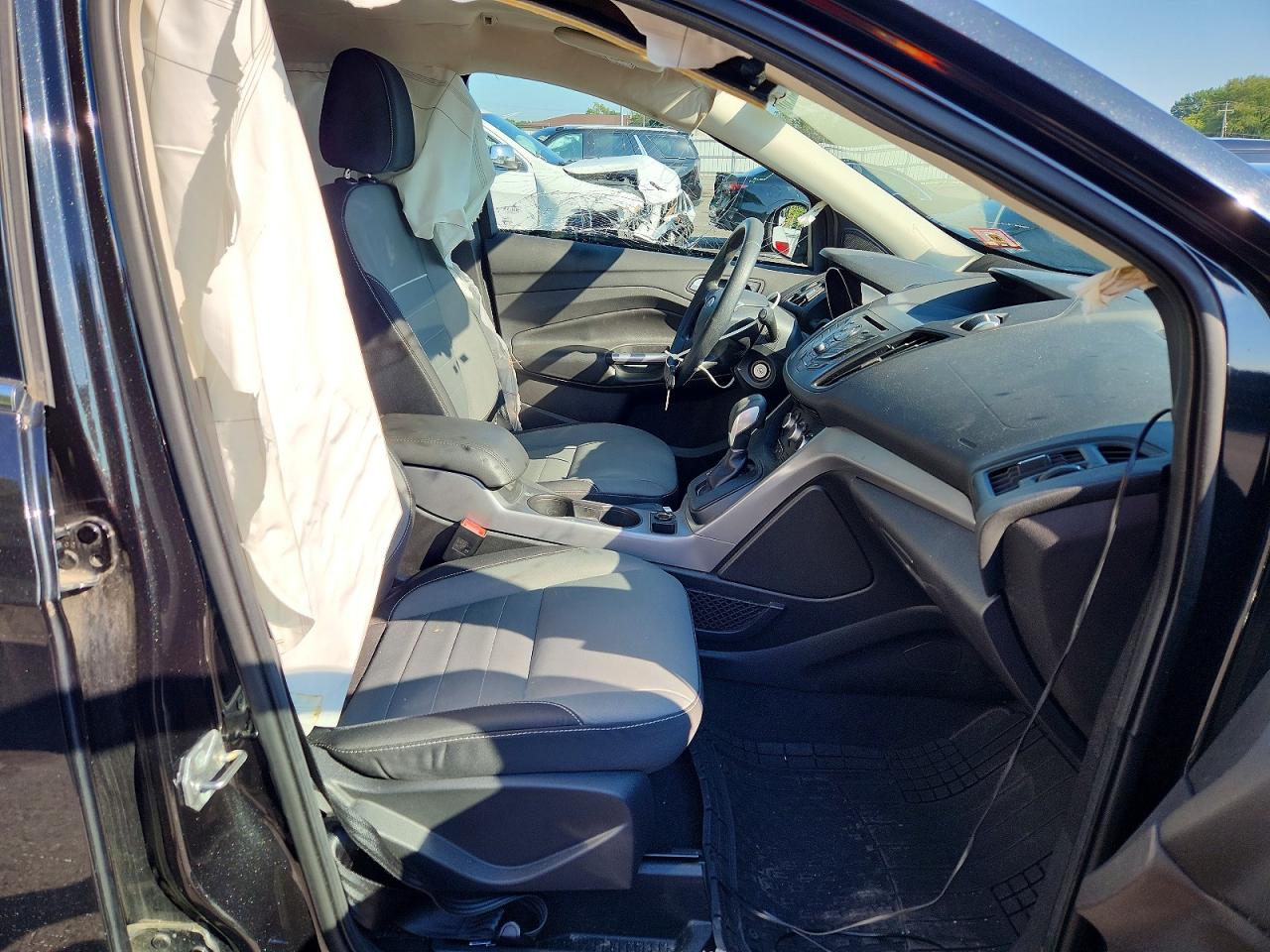 2015 Ford Escape Se Black vin: 1FMCU9GX6FUC33709