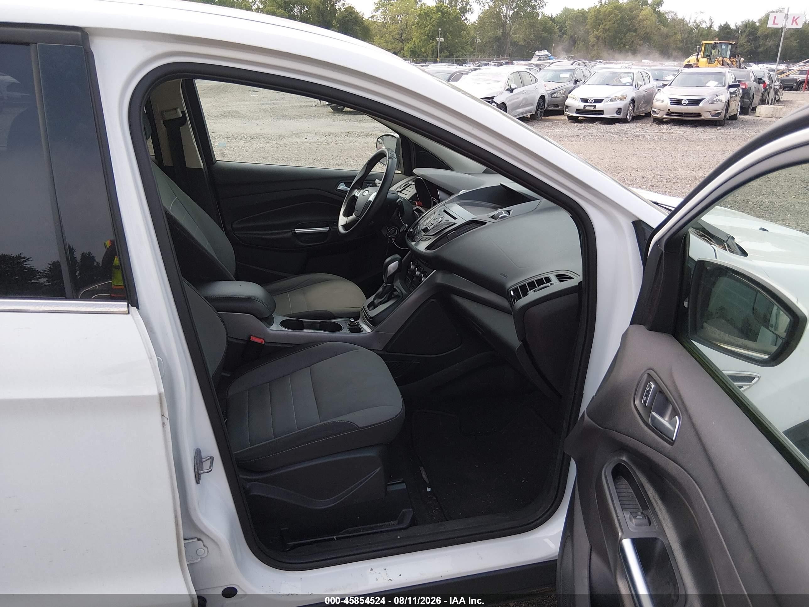 2015 Ford Escape Se White vin: 1FMCU9GX6FUC84952