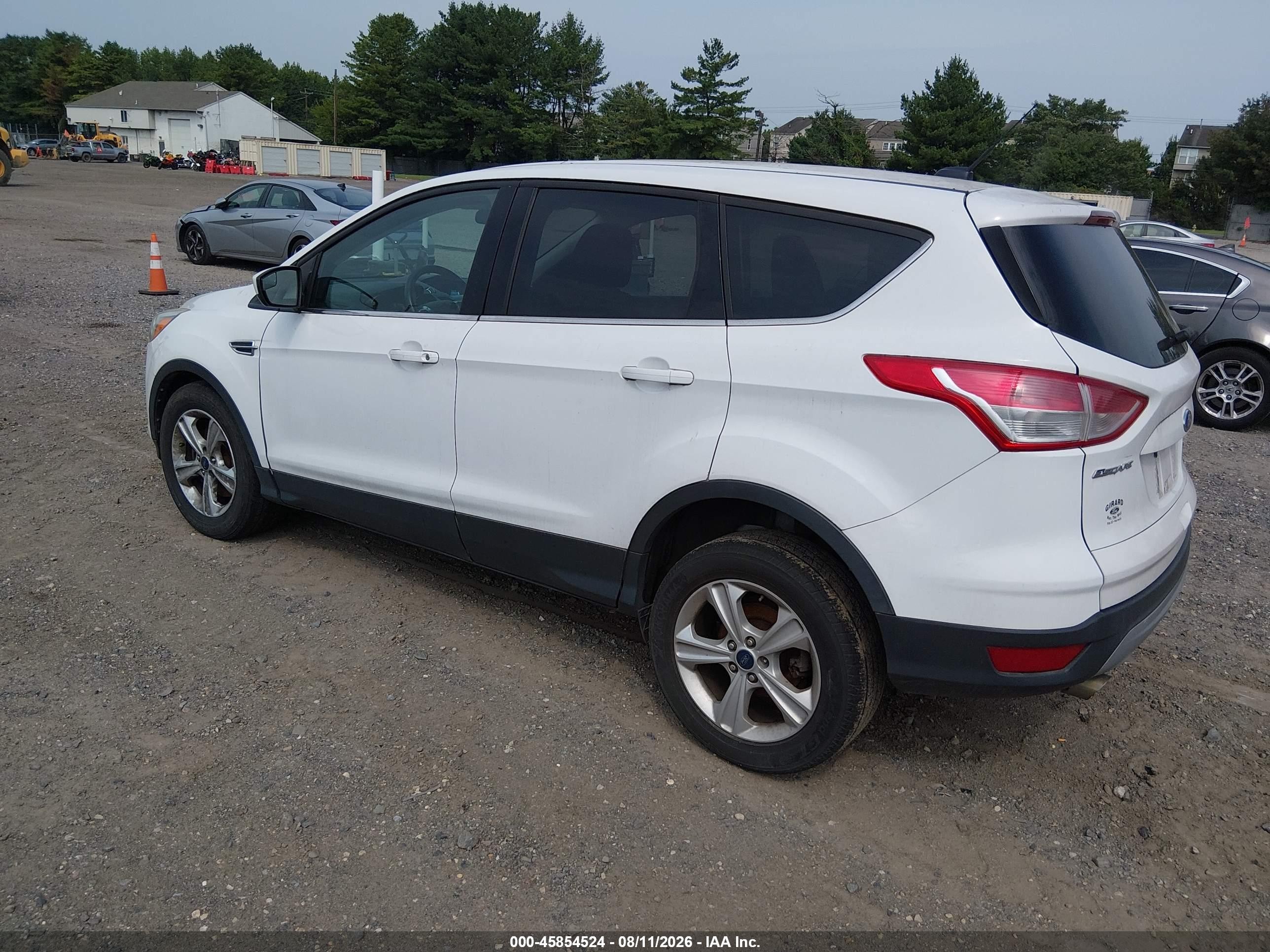 2015 Ford Escape Se White vin: 1FMCU9GX6FUC84952