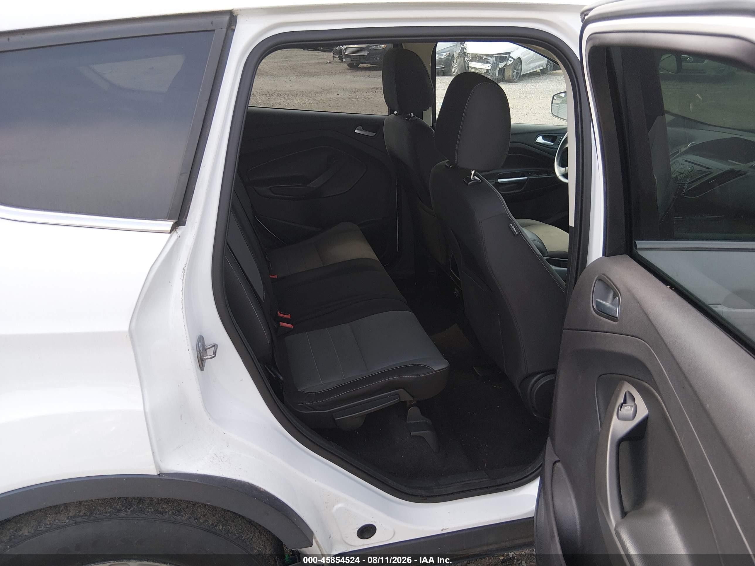 2015 Ford Escape Se White vin: 1FMCU9GX6FUC84952