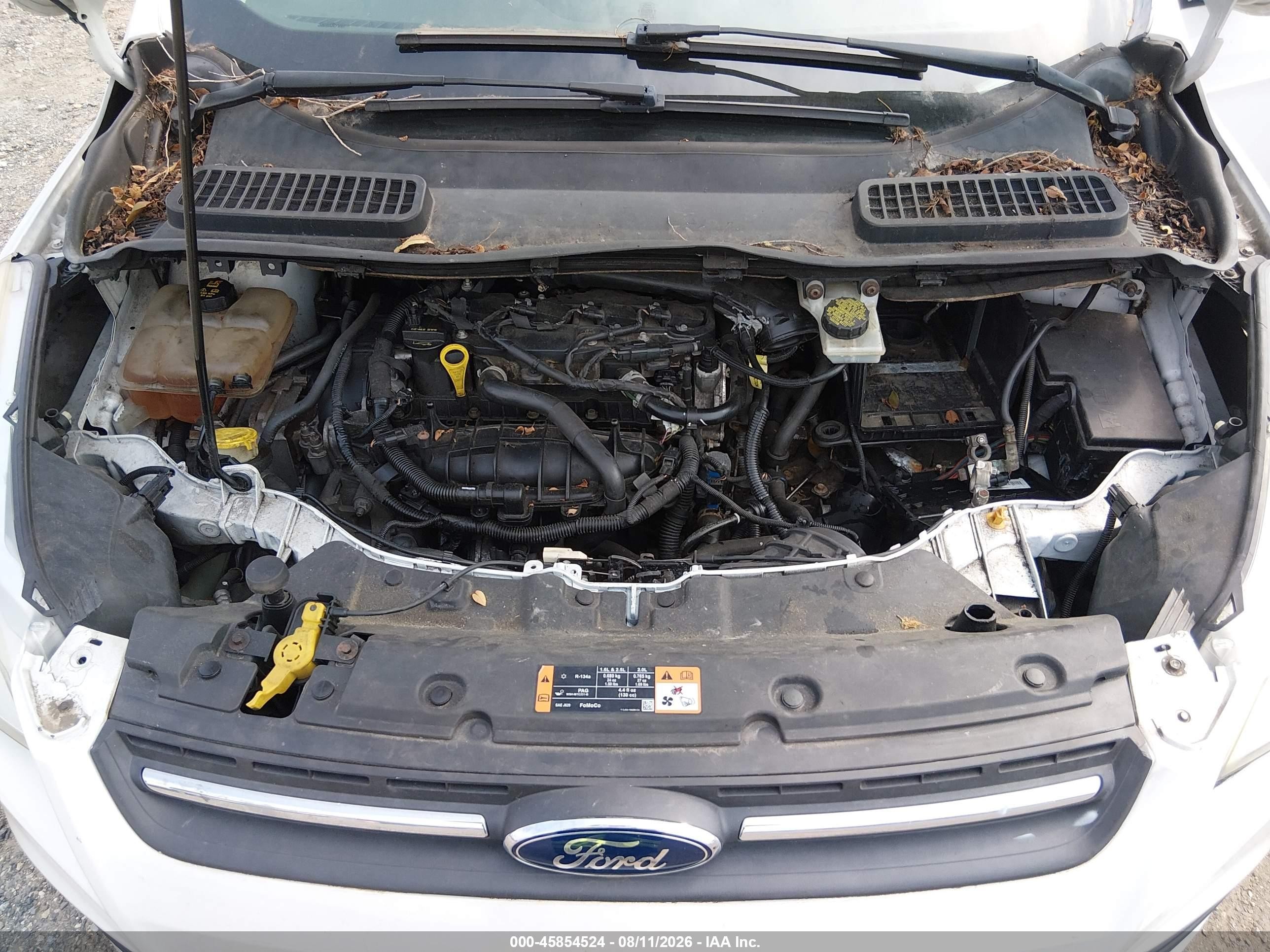 2015 Ford Escape Se White vin: 1FMCU9GX6FUC84952