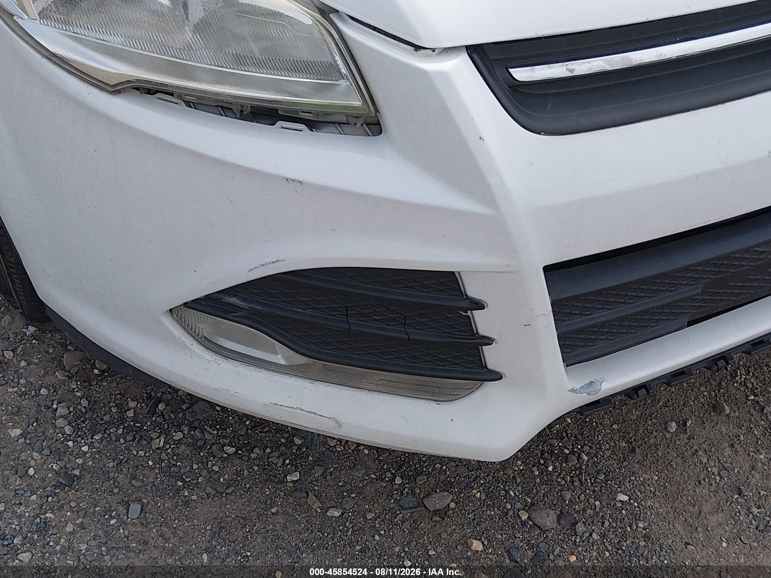 2015 Ford Escape Se White vin: 1FMCU9GX6FUC84952