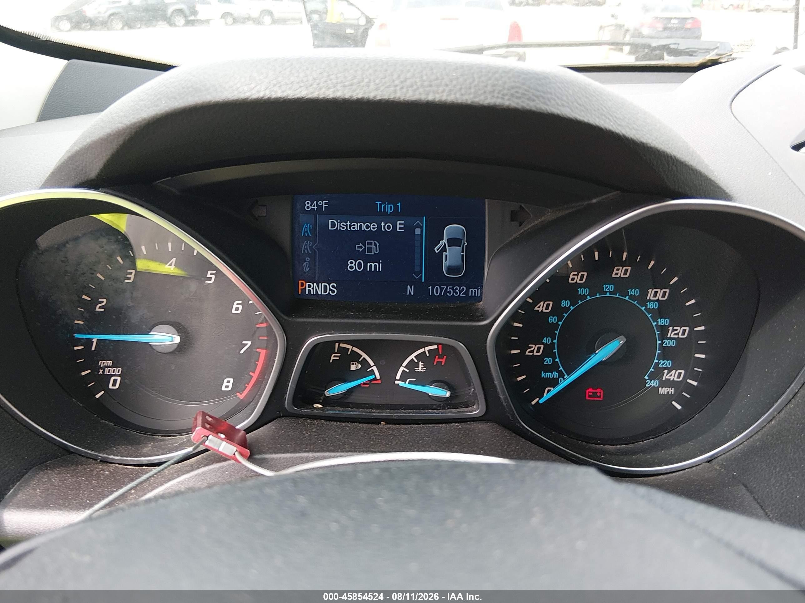 2015 Ford Escape Se White vin: 1FMCU9GX6FUC84952