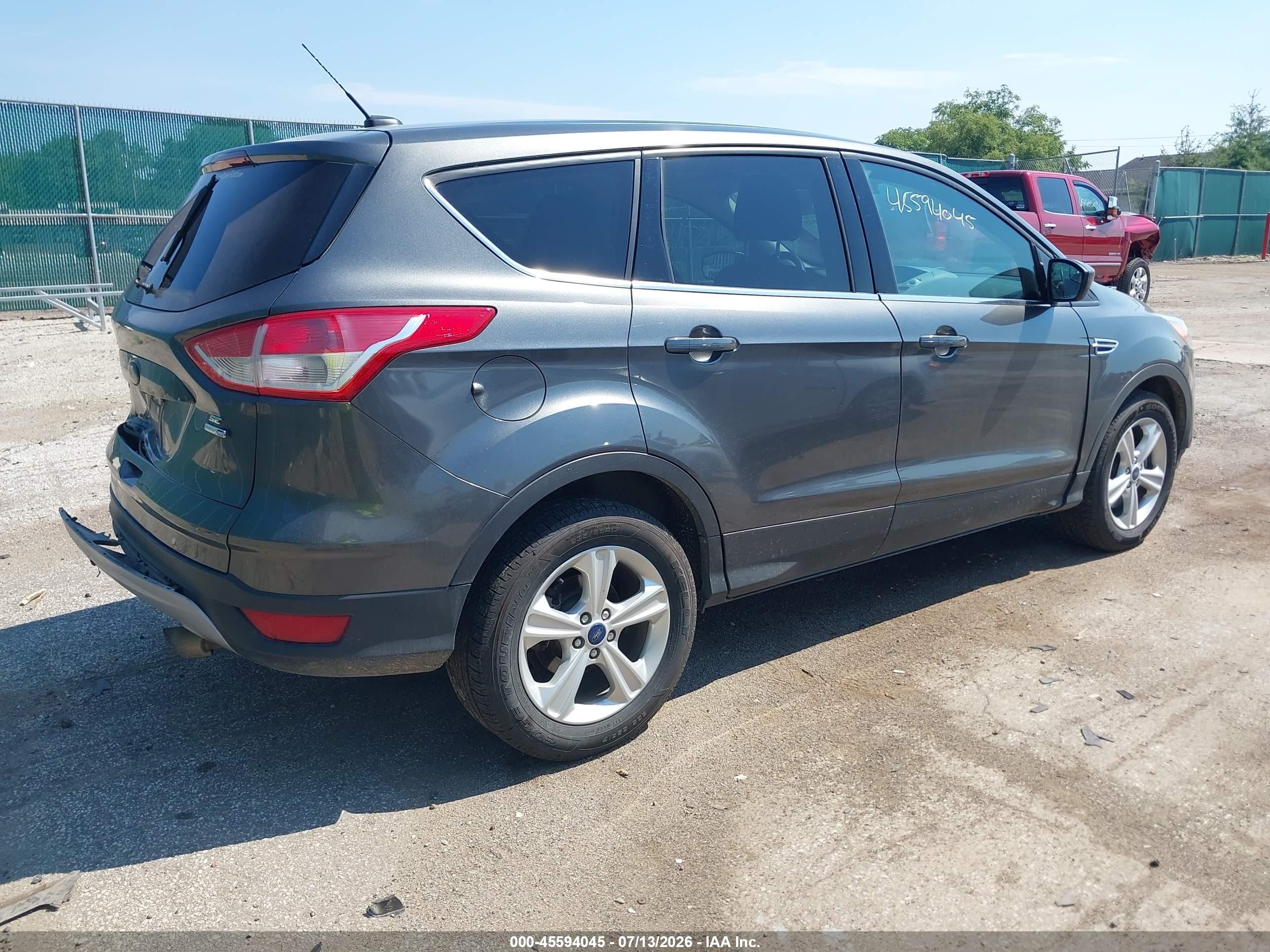 2016 Ford Escape Se Gray vin: 1FMCU9GX6GUA08496