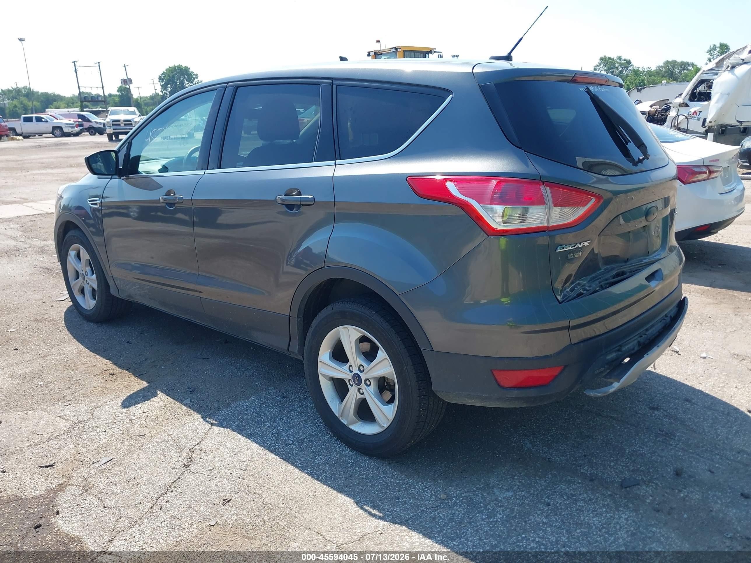 2016 Ford Escape Se Gray vin: 1FMCU9GX6GUA08496