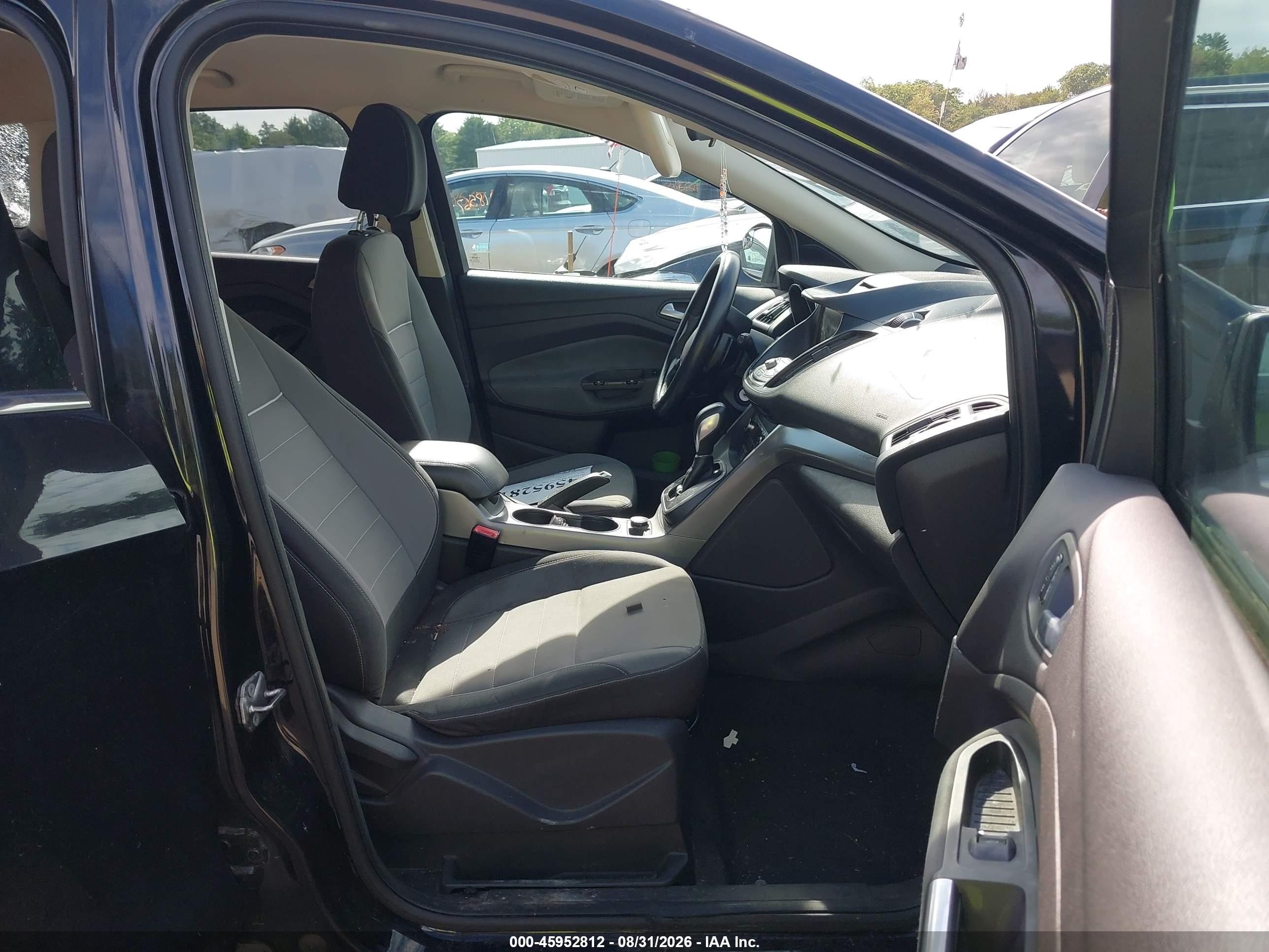 2013 Ford Escape Se Black vin: 1FMCU9GX7DUA06560